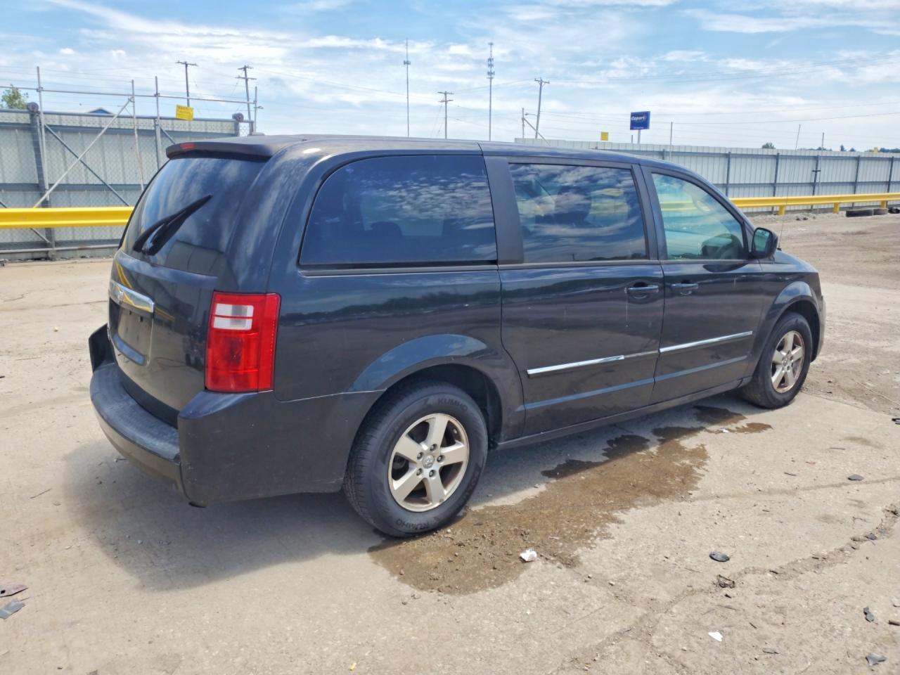 2008 Dodge Grand Caravan Sxt Black vin: 1D8HN54P88B176160