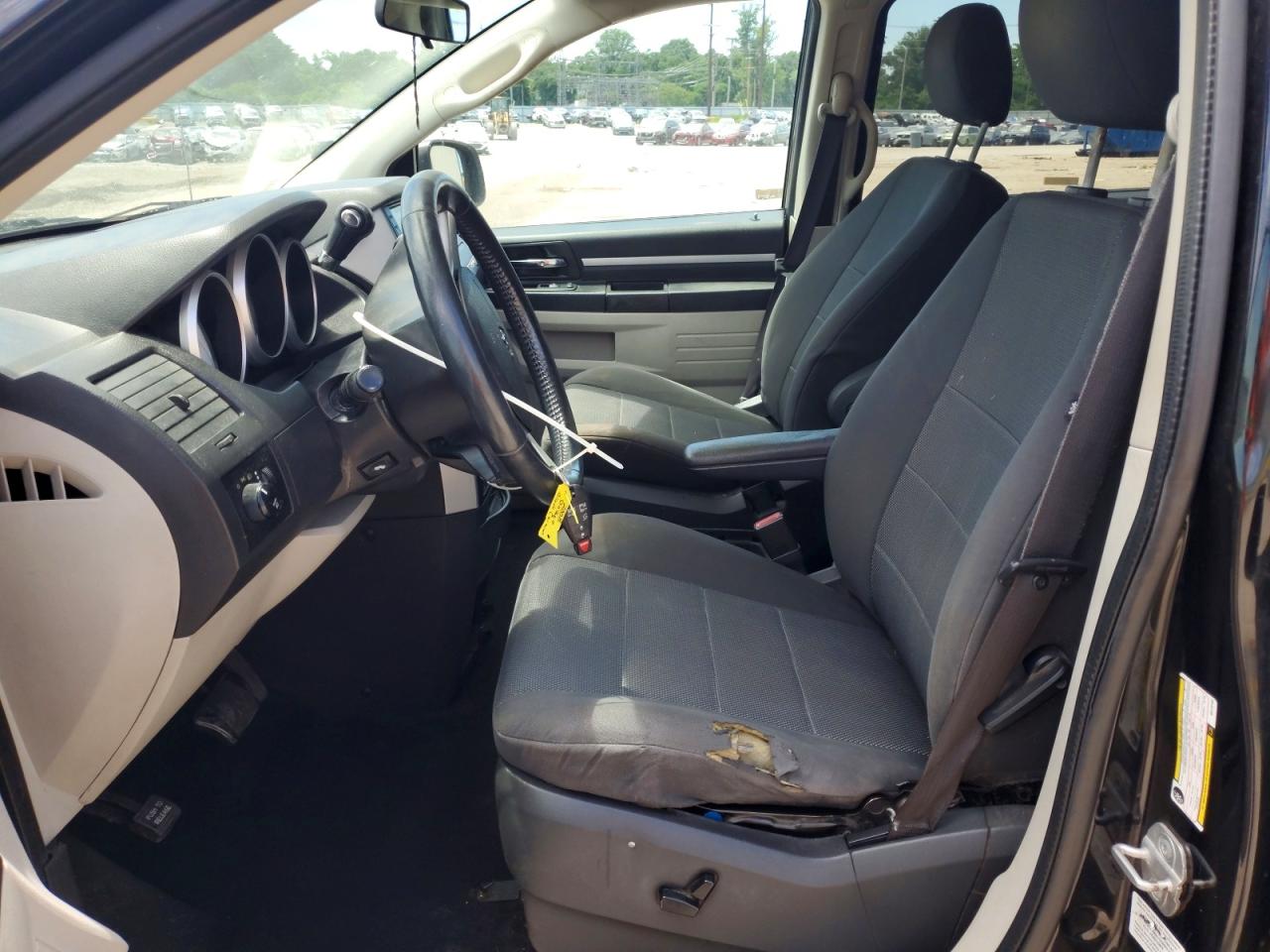 2008 Dodge Grand Caravan Sxt Black vin: 1D8HN54P88B176160