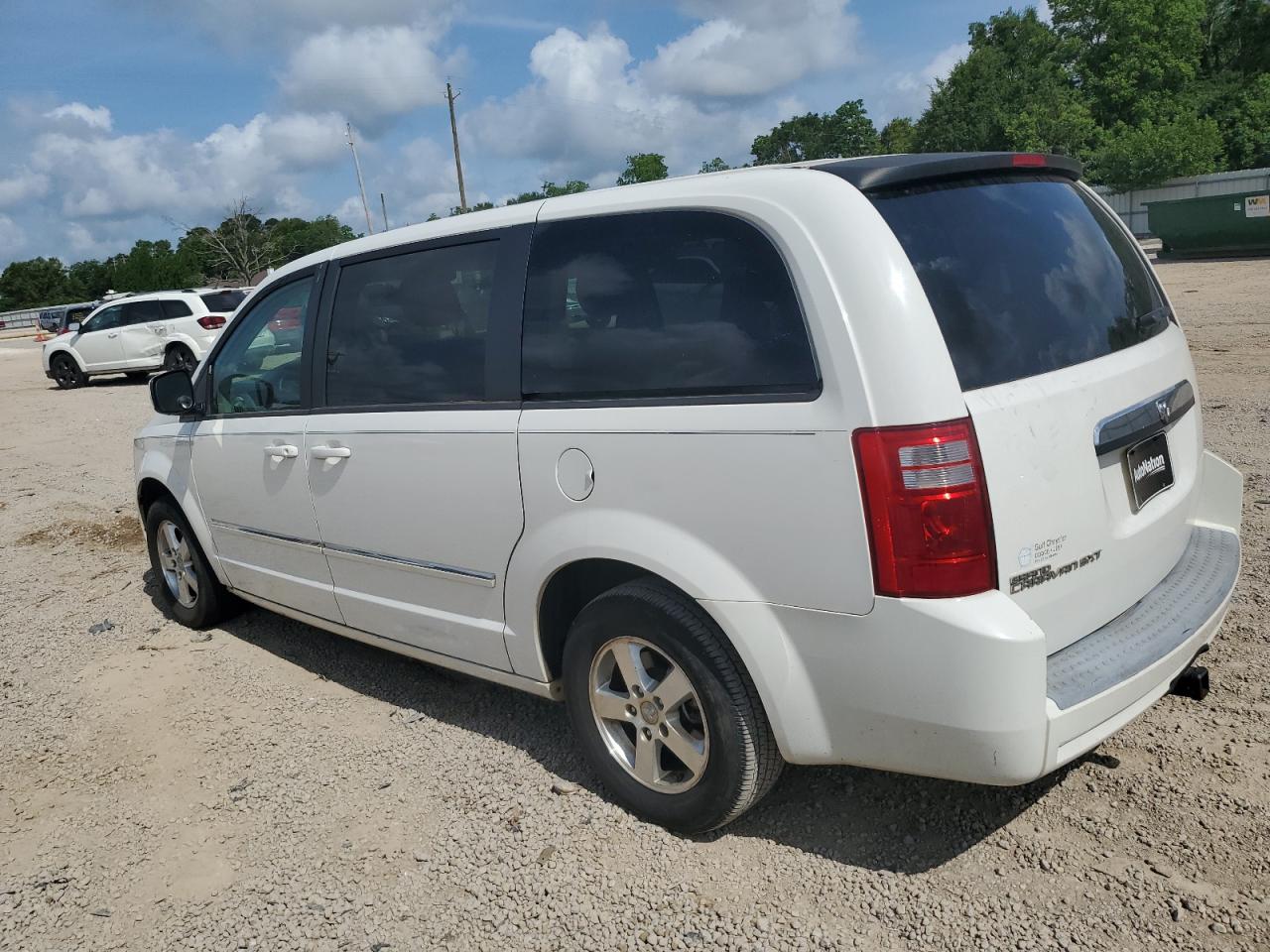 2008 Dodge Grand Caravan Sxt White vin: 1D8HN54P98B117621