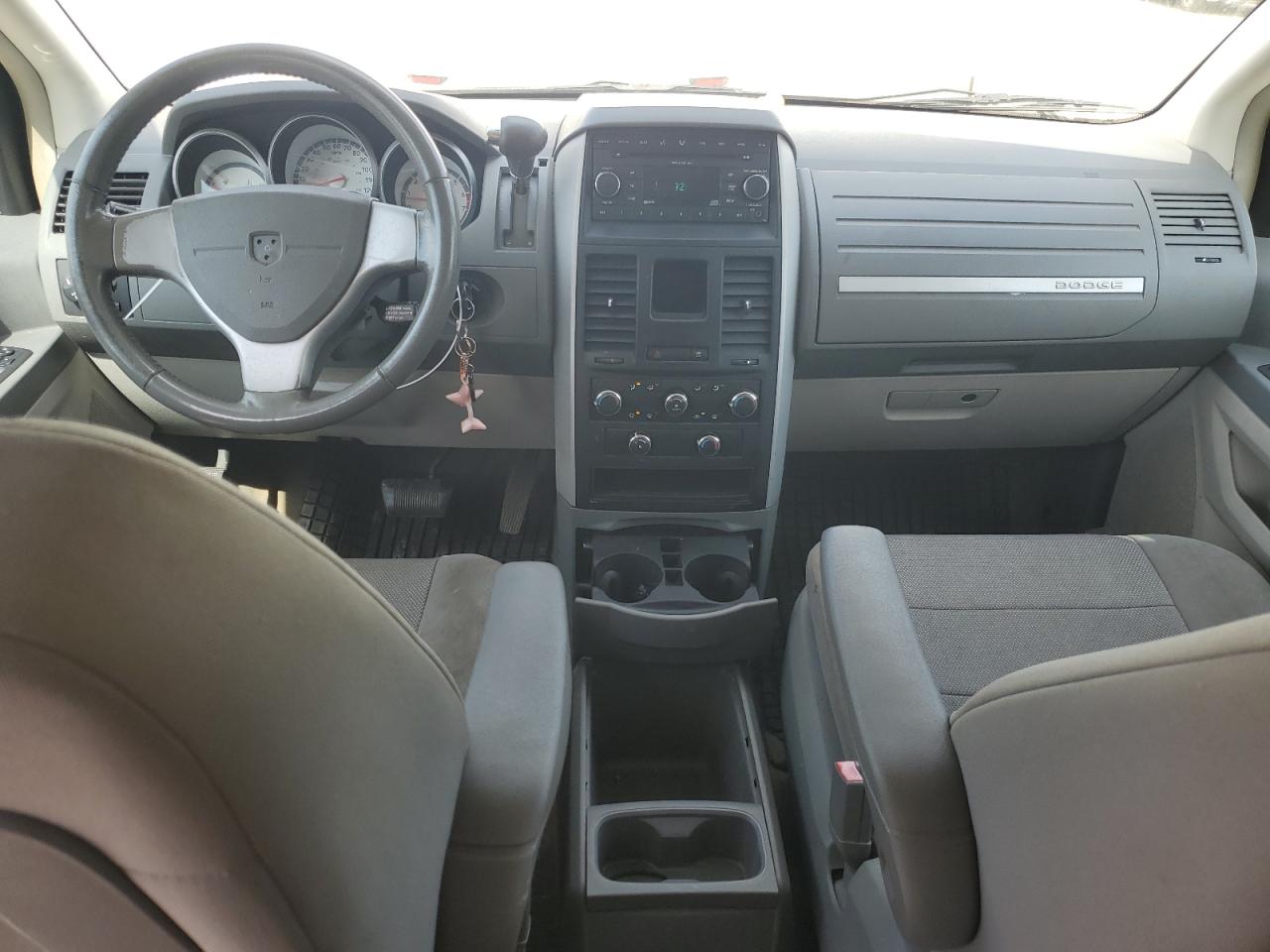 2008 Dodge Grand Caravan Sxt White vin: 1D8HN54P98B117621