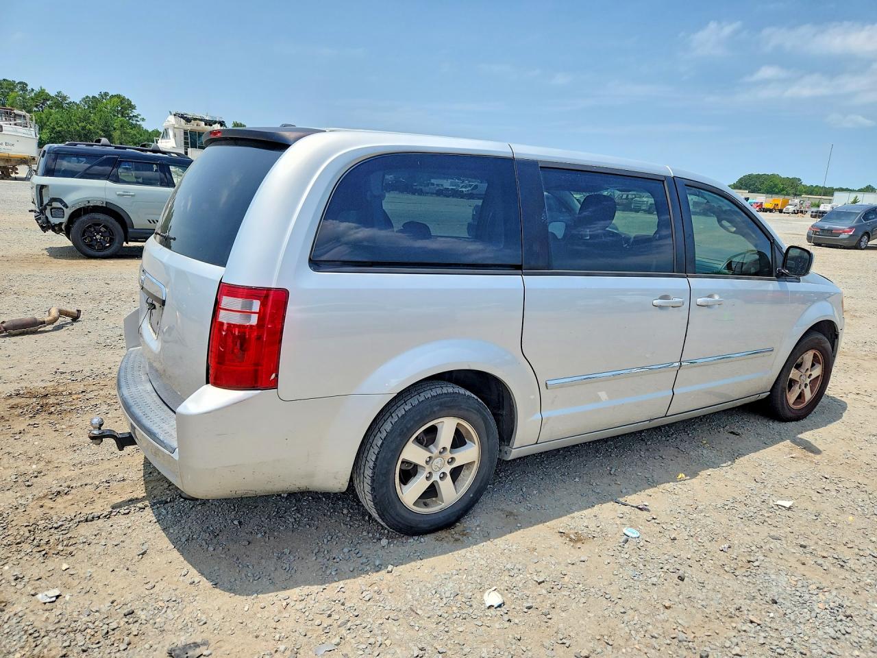 2008 Dodge Grand Caravan Sxt Silver vin: 1D8HN54PX8B184938