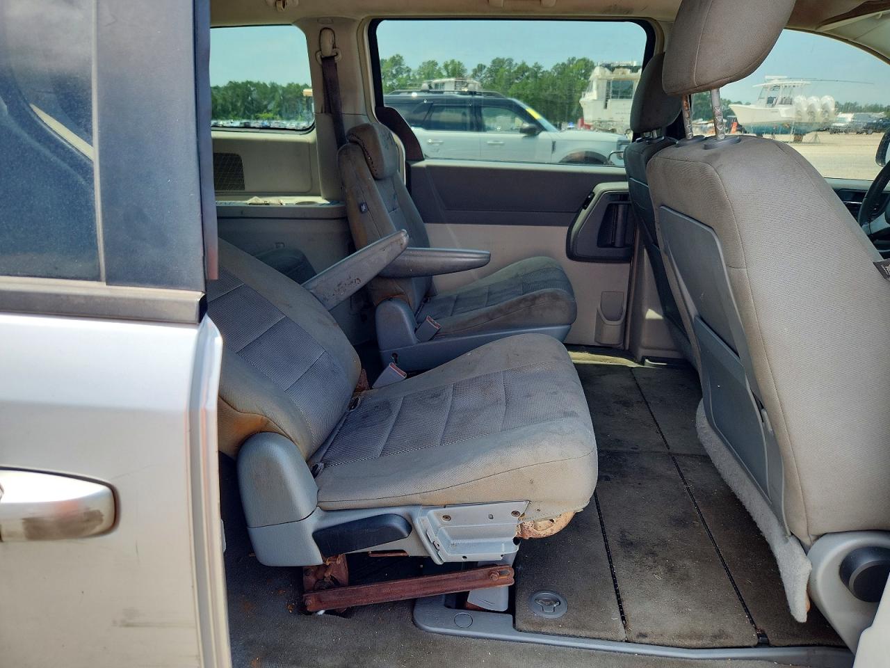 2008 Dodge Grand Caravan Sxt Silver vin: 1D8HN54PX8B184938