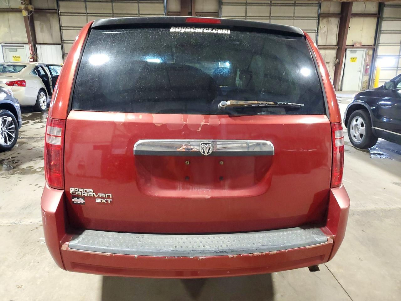 2008 Dodge Grand Caravan Sxt Красный vin: 1D8HN54PX8B187855