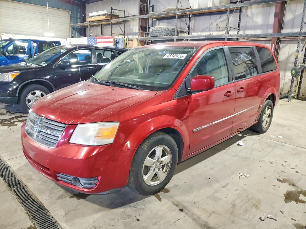 2008 Dodge Grand Caravan Sxt Красный vin: 1D8HN54PX8B187855