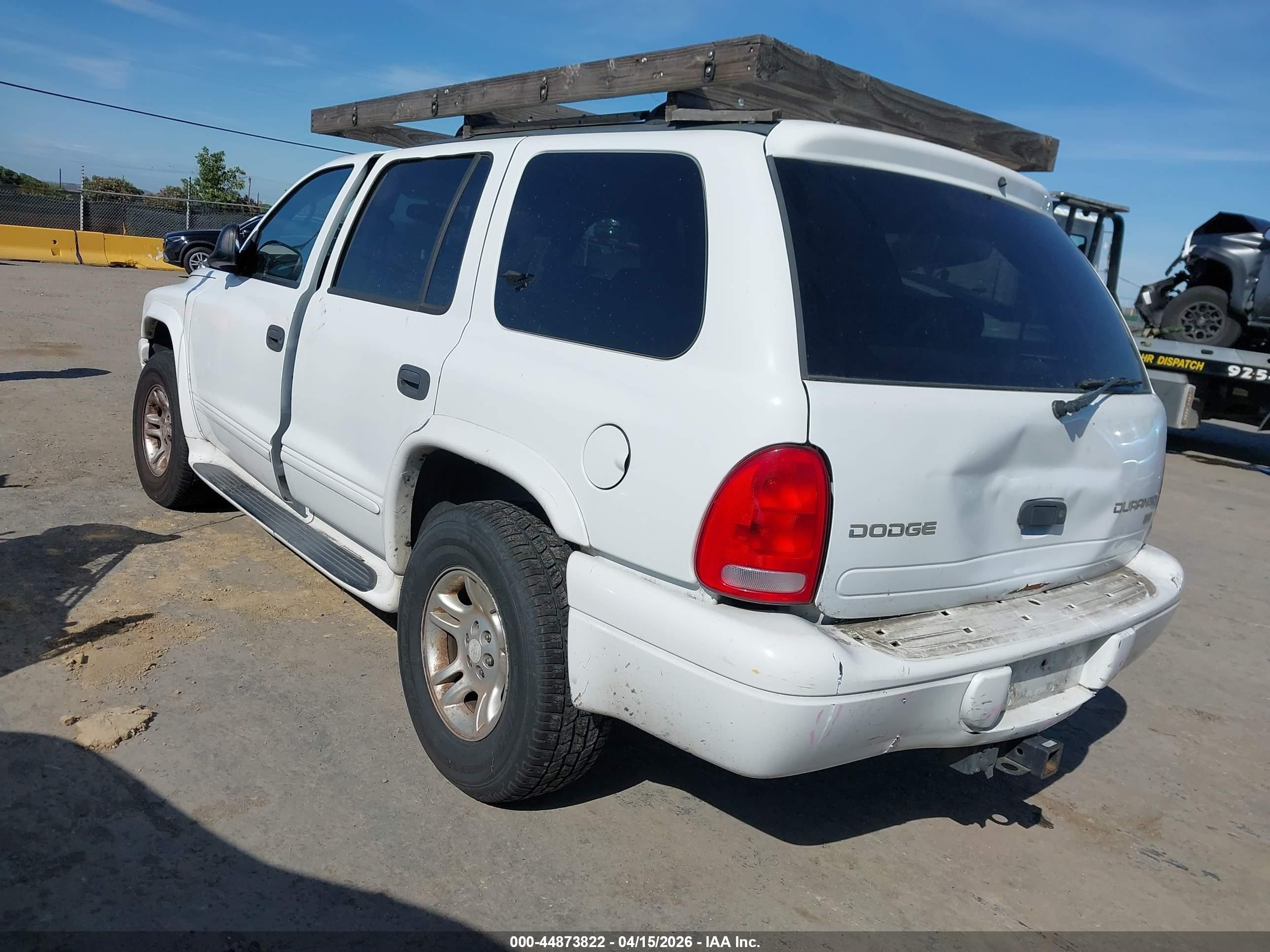 2003 Dodge Durango Slt Plus White vin: 1D8HS58Z33F560563