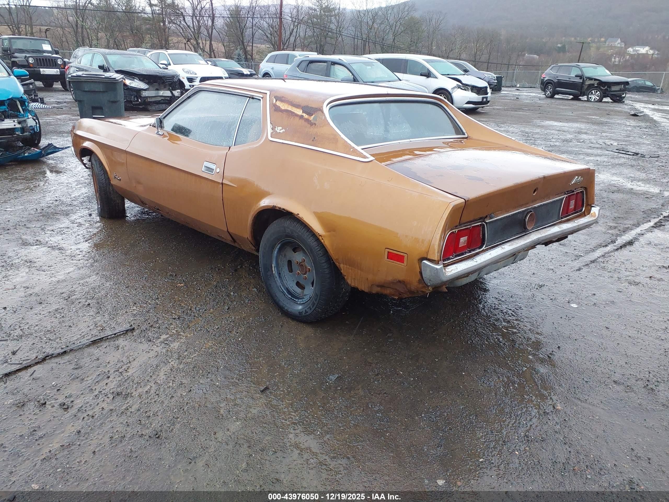 1971 Ford Mustang   Коричневый vin: 1F01F178518      