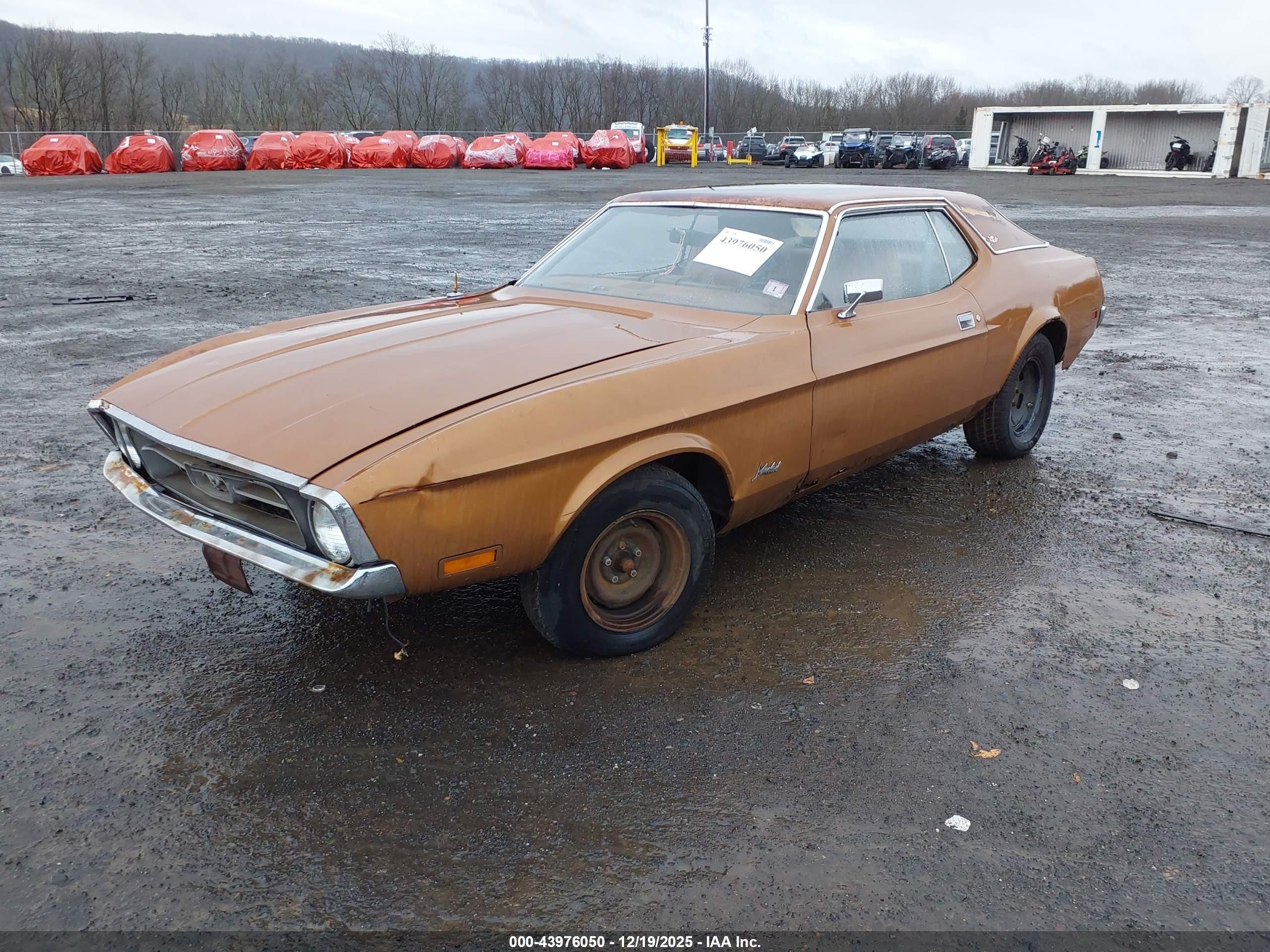 1971 Ford Mustang   Коричневый vin: 1F01F178518      