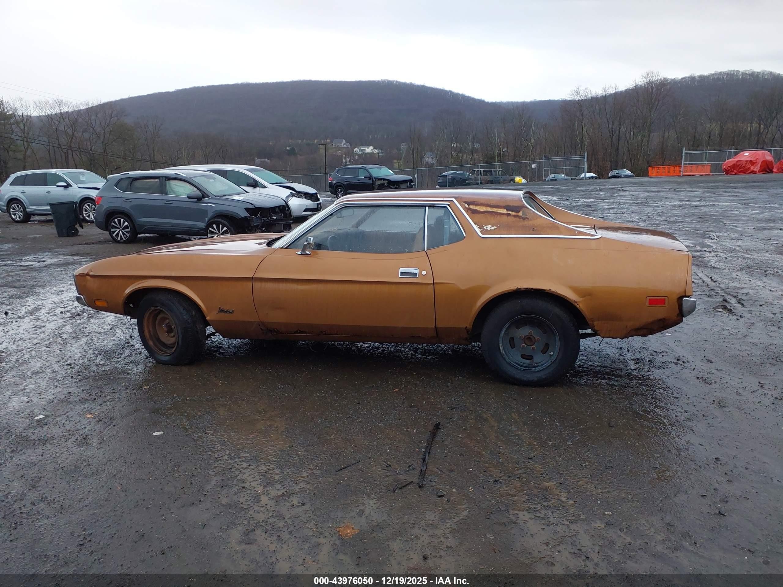 1971 Ford Mustang   Коричневый vin: 1F01F178518      