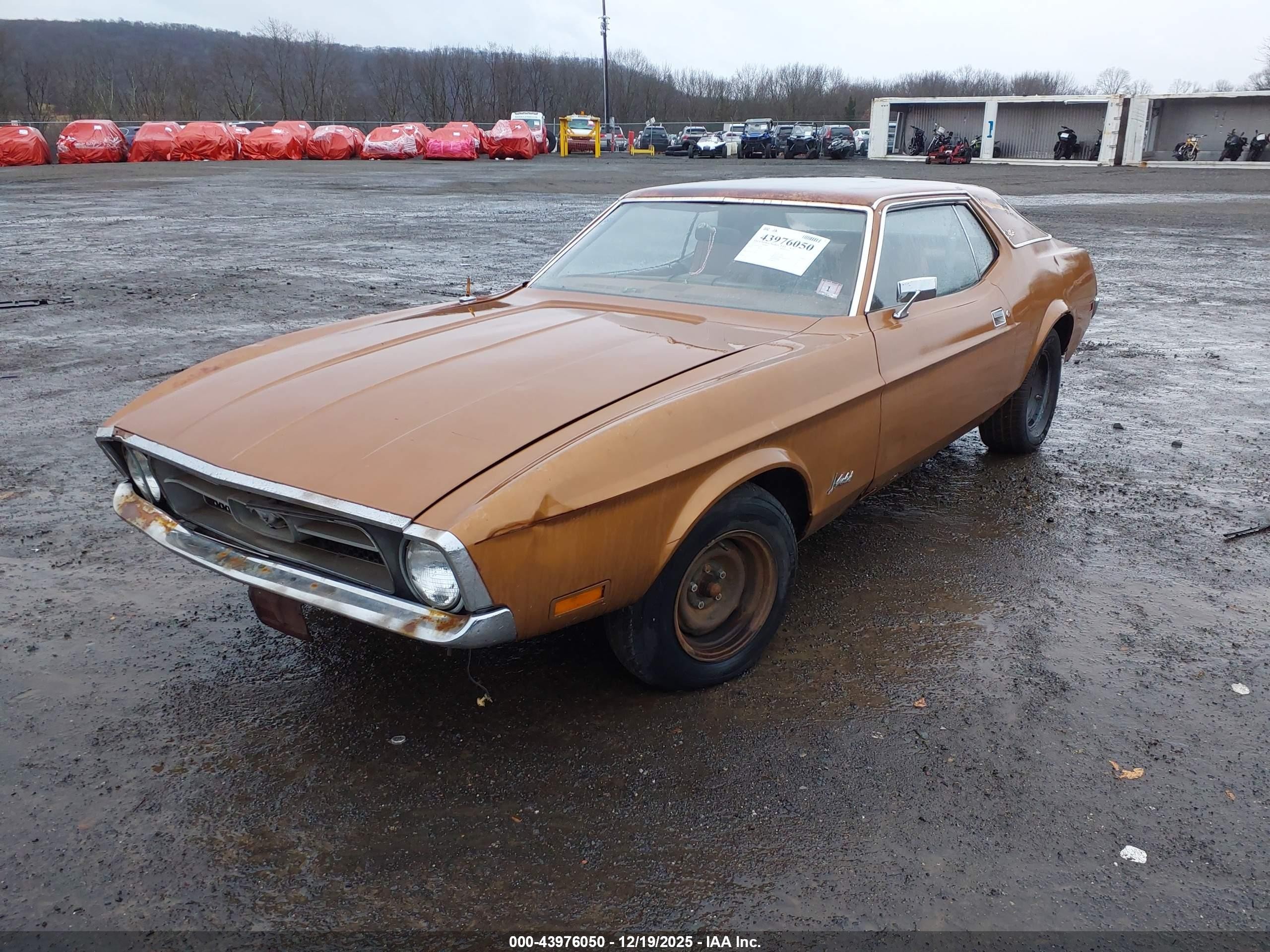 1971 Ford Mustang   Коричневый vin: 1F01F178518      
