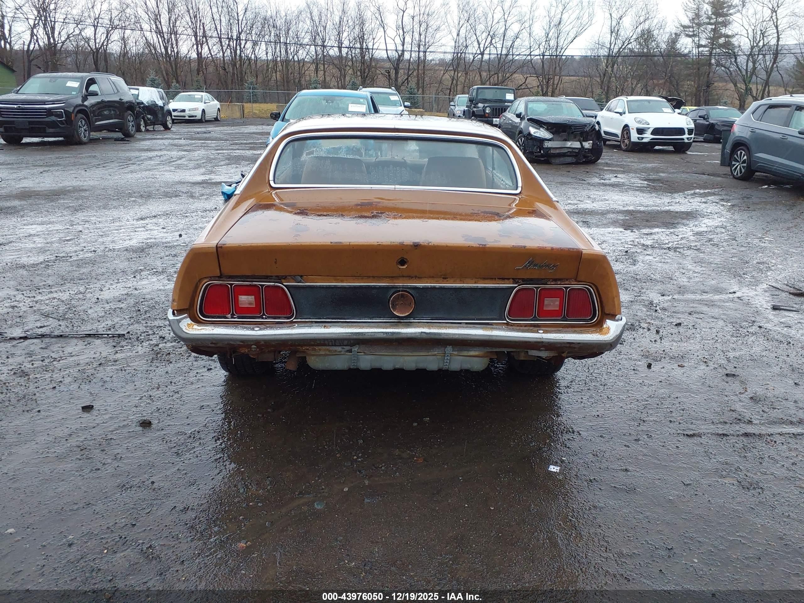 1971 Ford Mustang   Коричневый vin: 1F01F178518      
