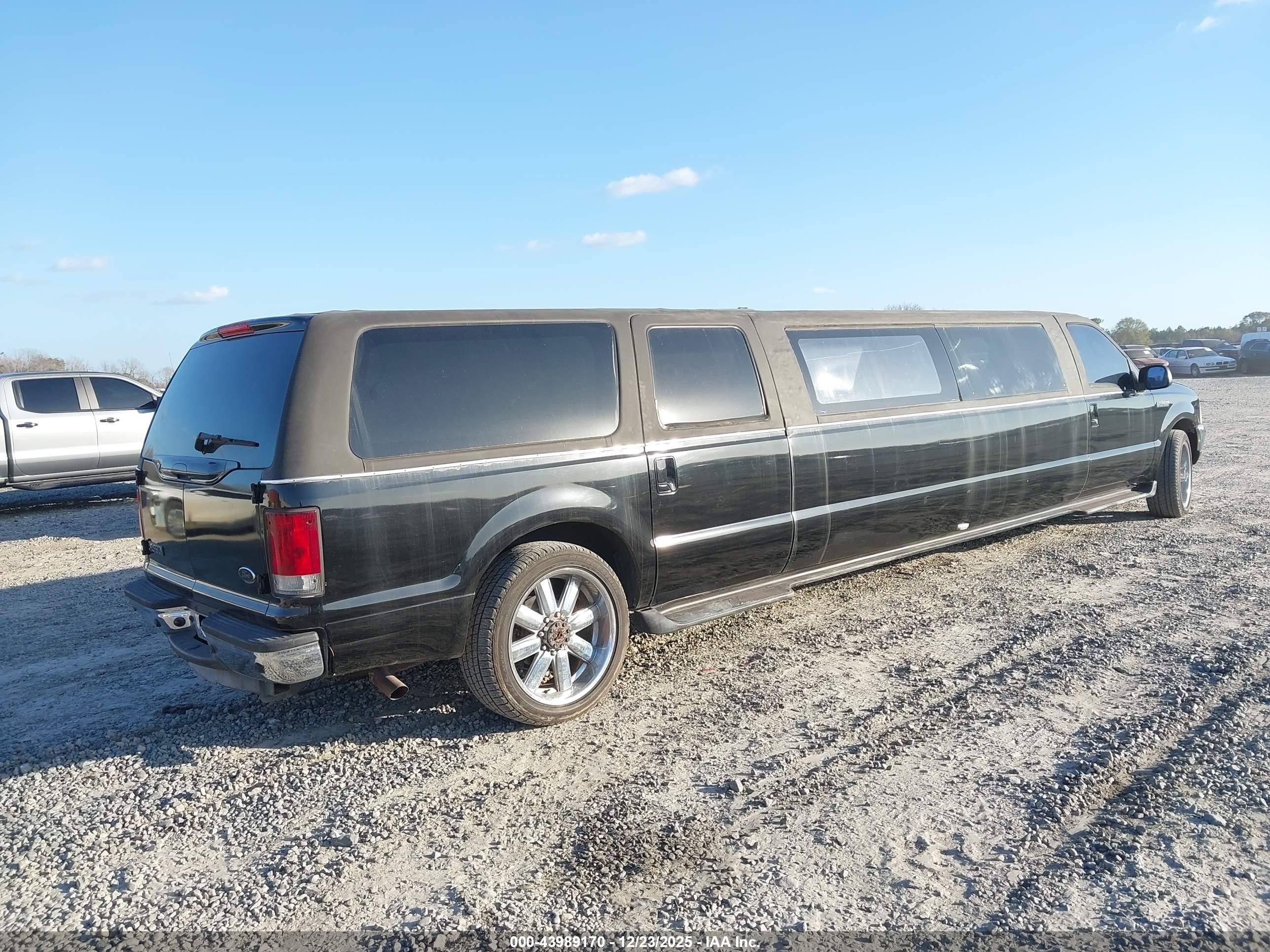 2004 Ford Excursion Xls/xlt Black vin: 1F1NU40S94ED25847