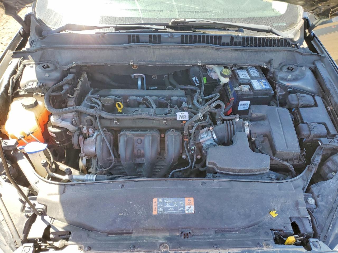 2015 Ford Fusion S Серый vin: 1FA6P0G70F5120522