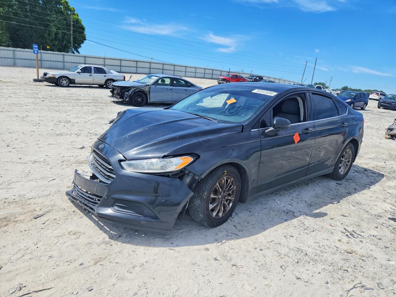 2015 Ford Fusion S Black vin: 1FA6P0G70F5127003