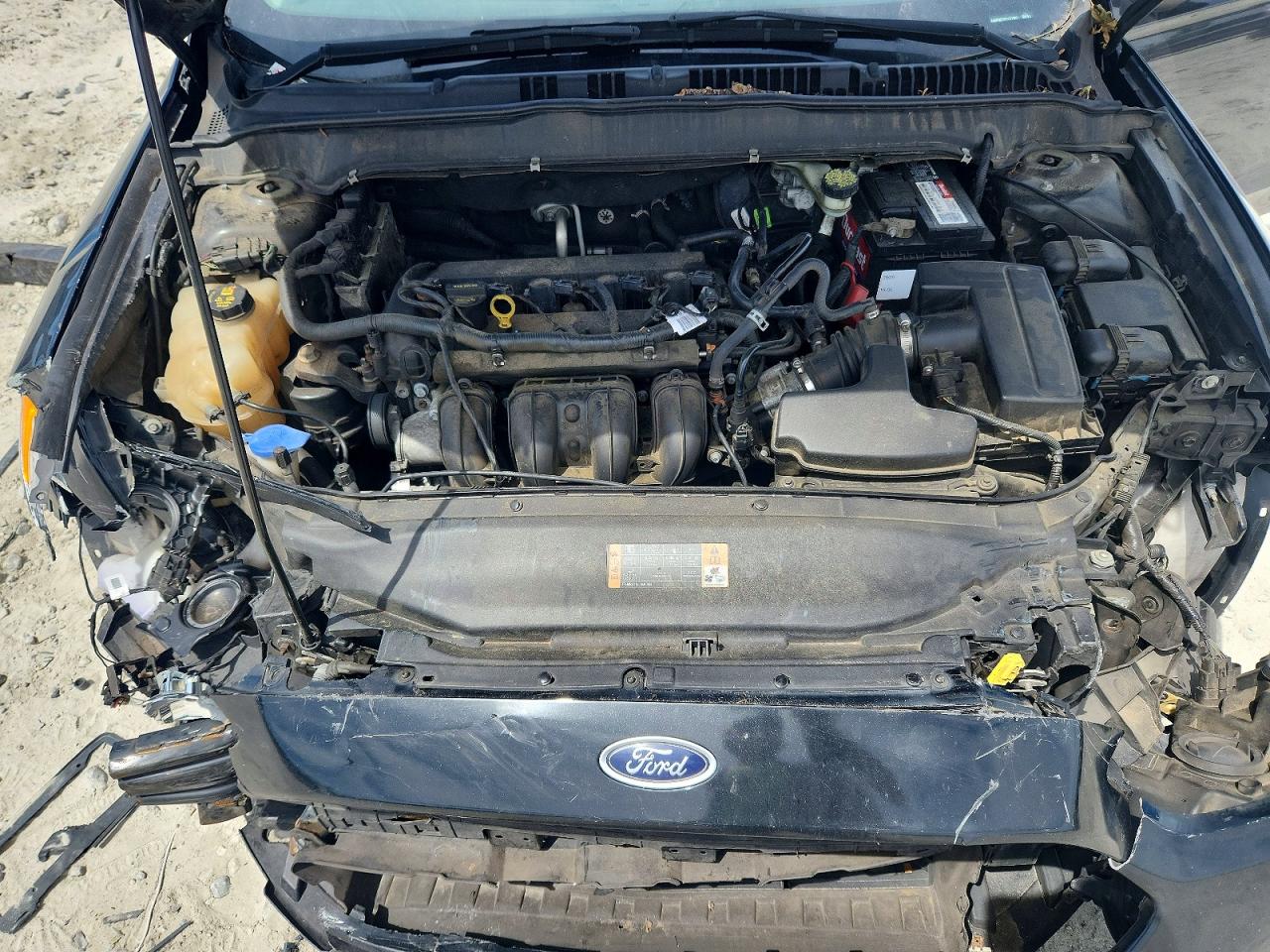 2015 Ford Fusion S Черный vin: 1FA6P0G70F5127003