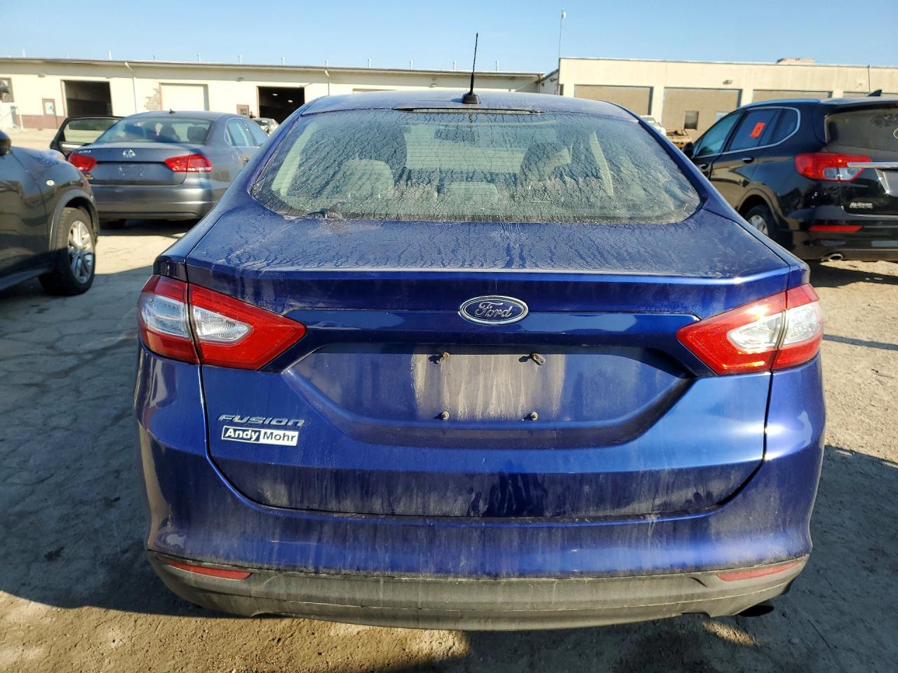 2014 Ford Fusion S Blue vin: 1FA6P0G71E5366204