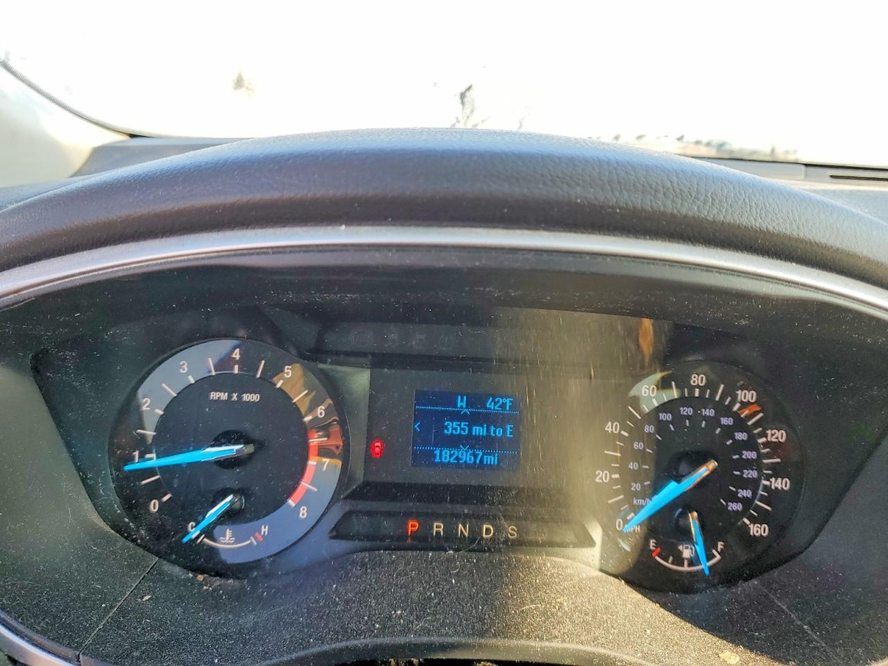 2014 Ford Fusion S Blue vin: 1FA6P0G71E5366204