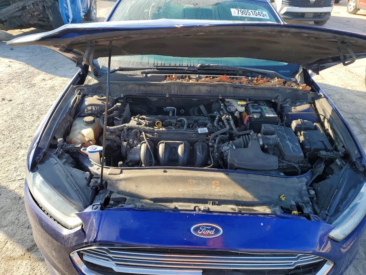 2014 Ford Fusion S Blue vin: 1FA6P0G71E5366204