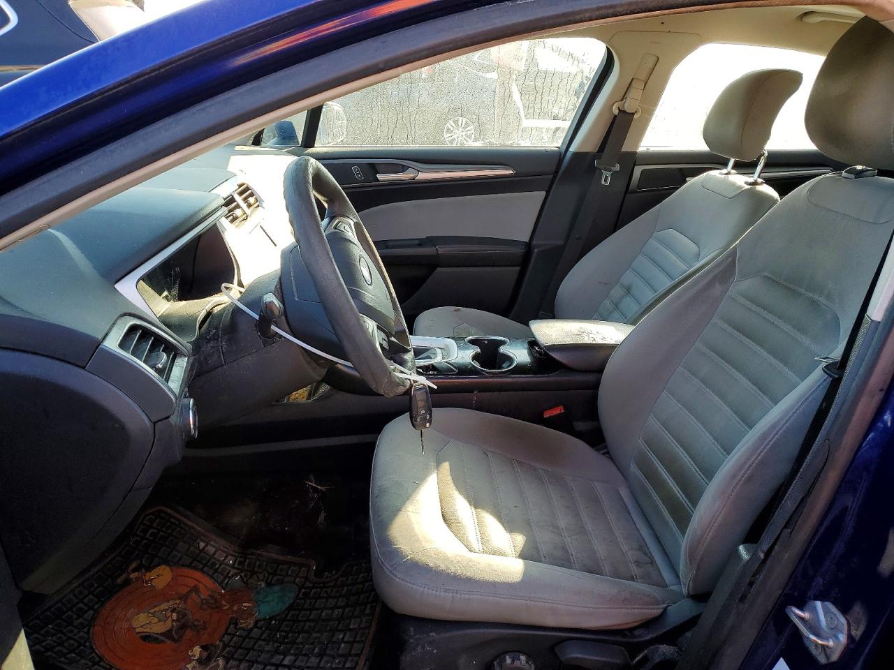 2014 Ford Fusion S Blue vin: 1FA6P0G71E5366204