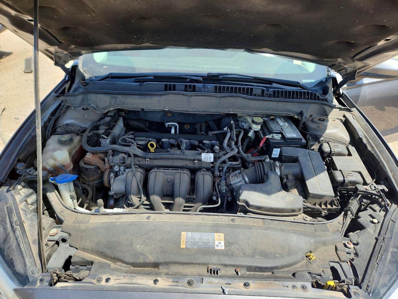 2014 Ford Fusion S Серый vin: 1FA6P0G71E5390535