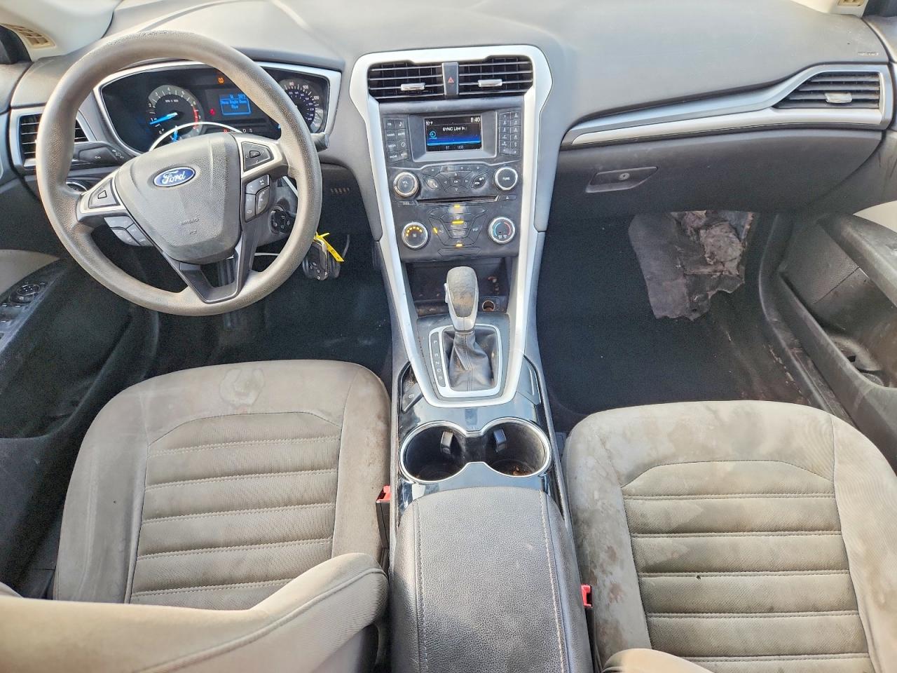 2014 Ford Fusion S Black vin: 1FA6P0G71E5395086