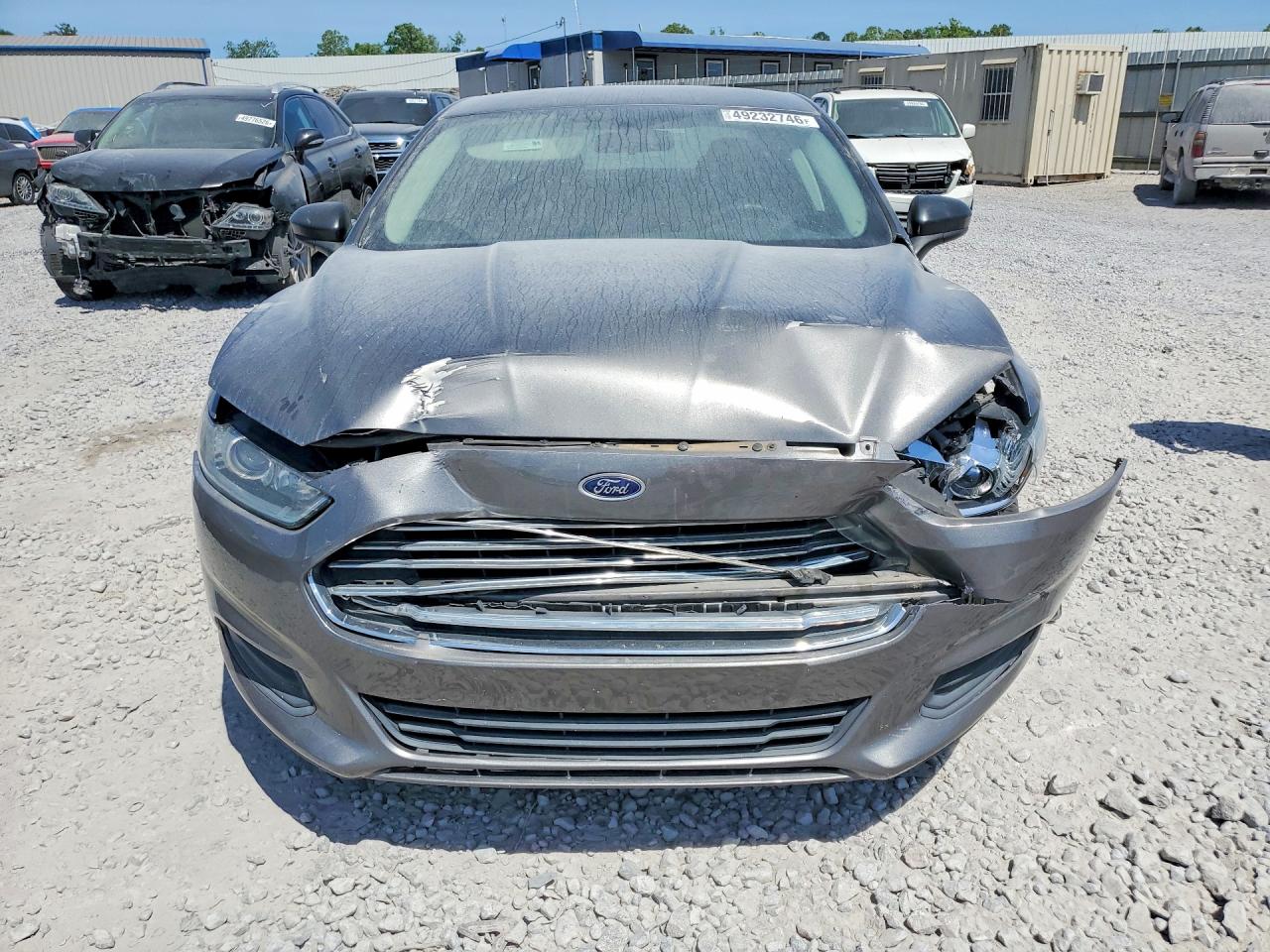 2014 Ford Fusion S Gray vin: 1FA6P0G72E5402482