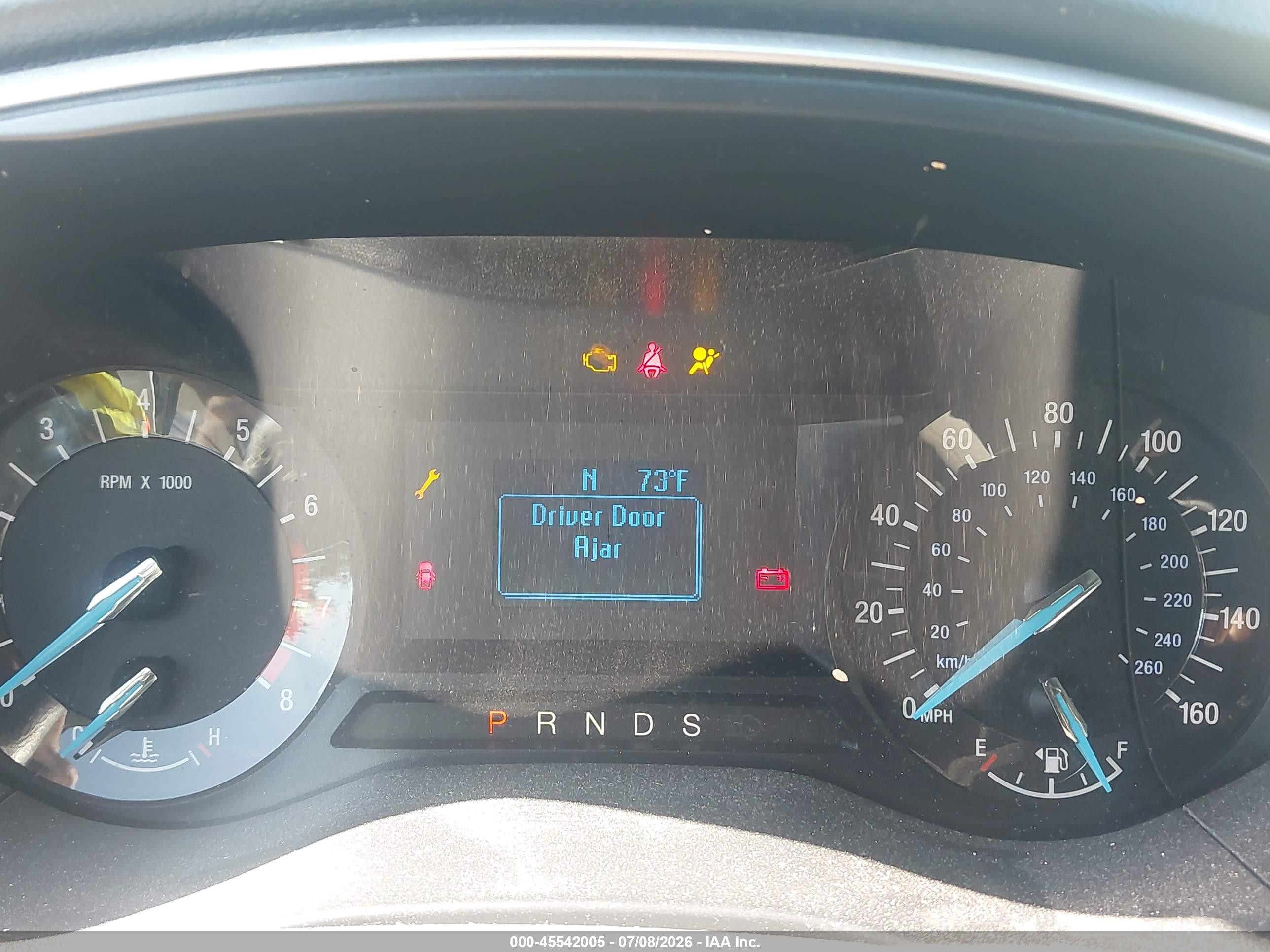 2014 Ford Fusion S White vin: 1FA6P0G73E5375809