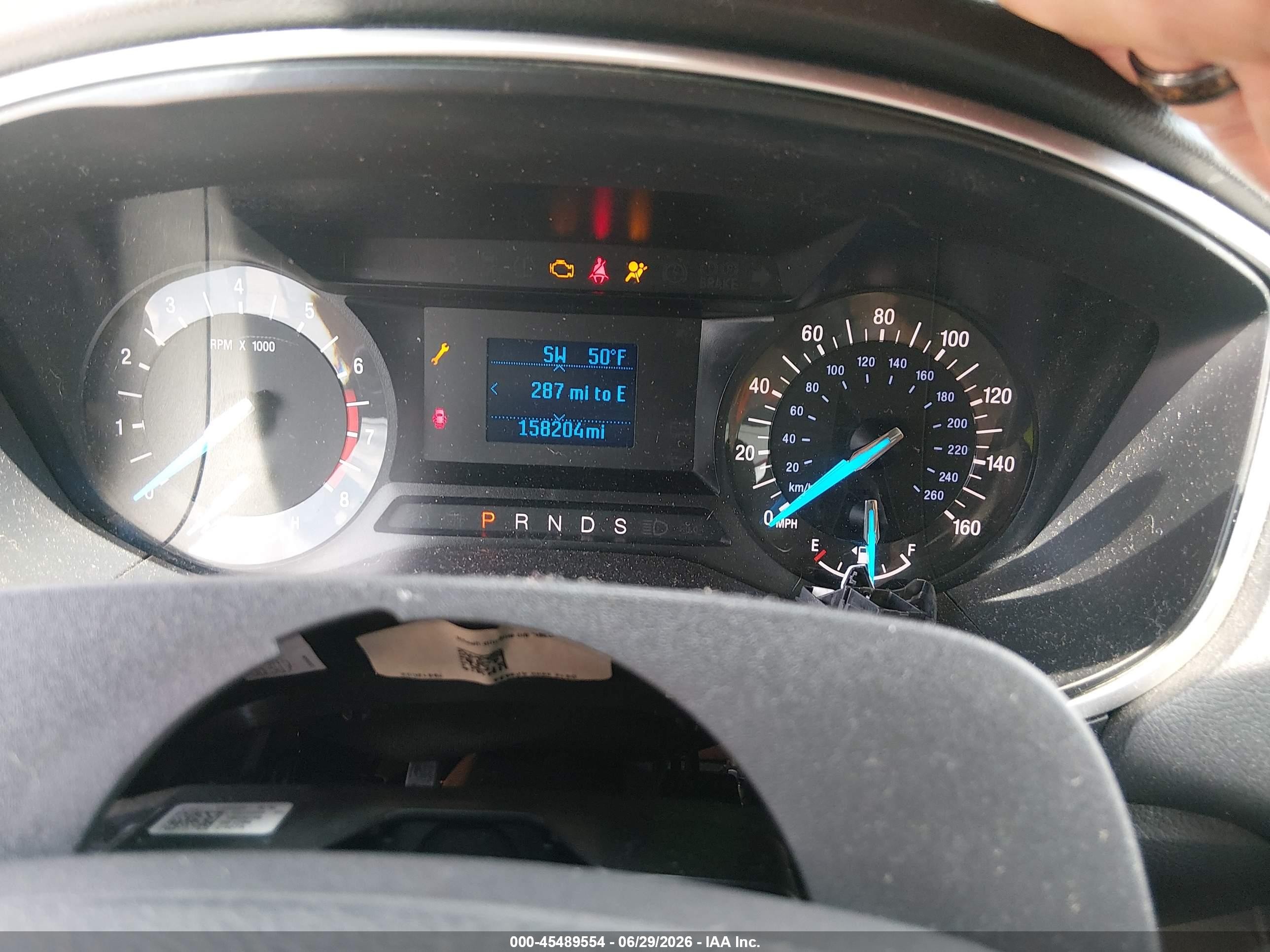 2015 Ford Fusion S Белый vin: 1FA6P0G73F5127772