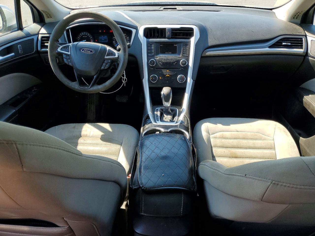 2015 Ford Fusion S Silver vin: 1FA6P0G76F5107029