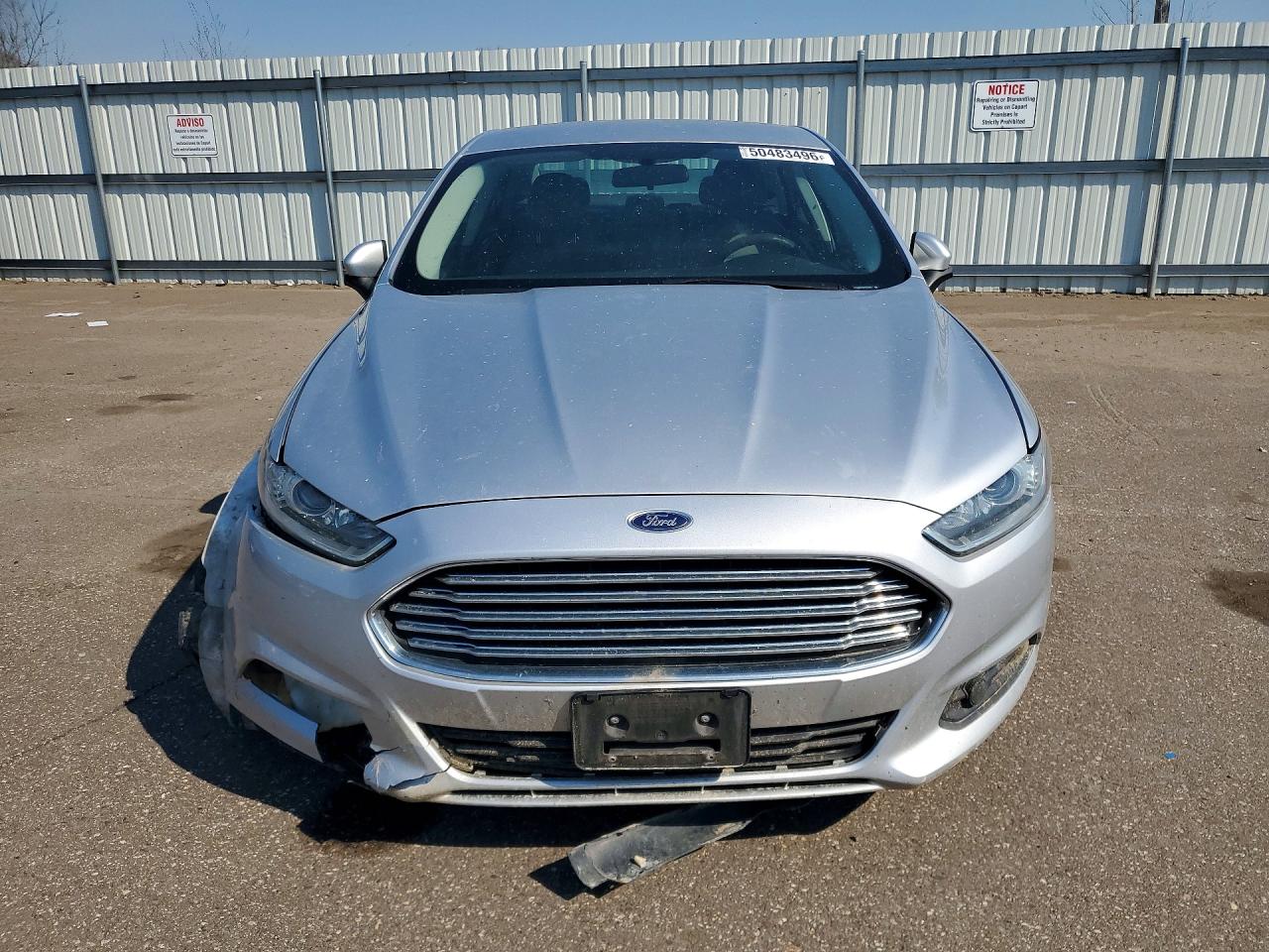 2015 Ford Fusion S Silver vin: 1FA6P0G76F5107029