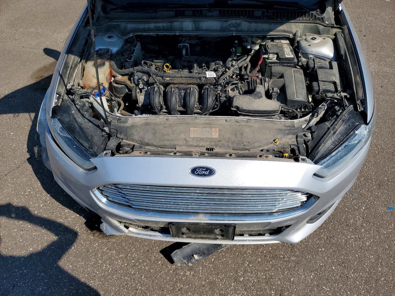 2015 Ford Fusion S Silver vin: 1FA6P0G76F5107029