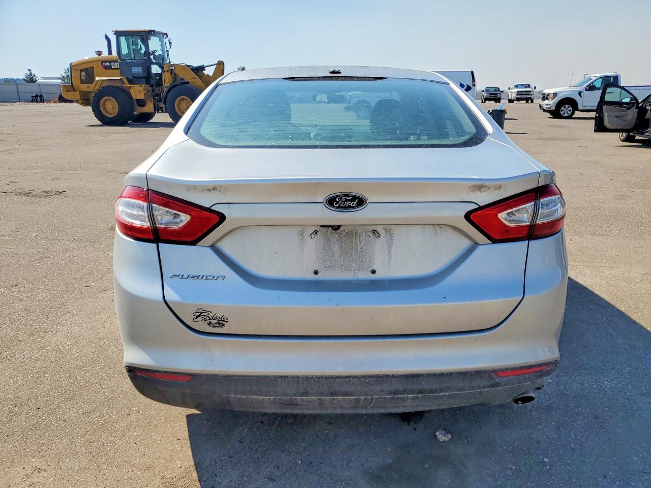 2015 Ford Fusion S Silver vin: 1FA6P0G76F5107029
