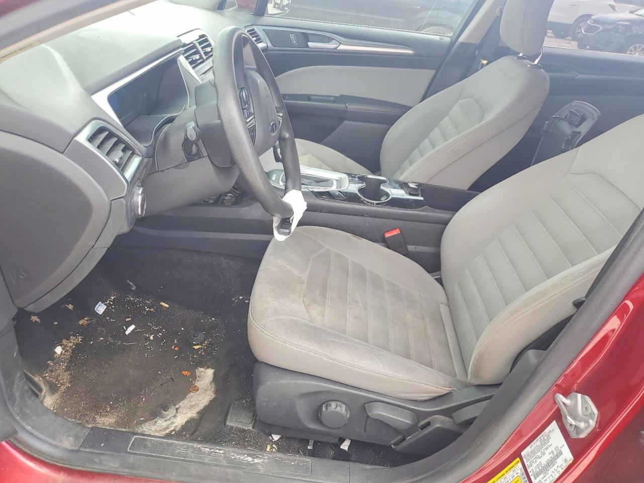 2014 Ford Fusion S Бордовый vin: 1FA6P0G77E5380754
