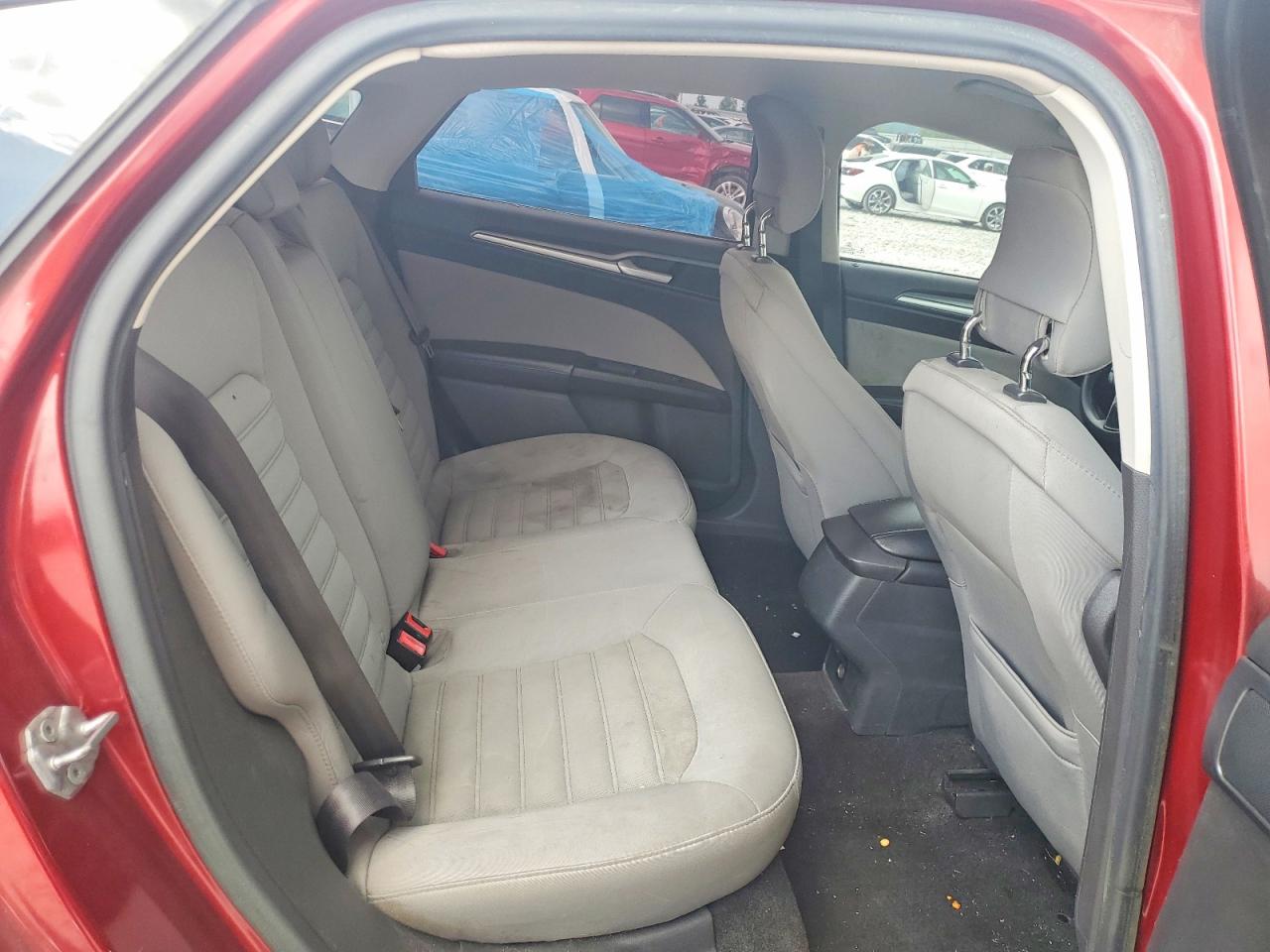 2014 Ford Fusion S Бордовый vin: 1FA6P0G77E5380754