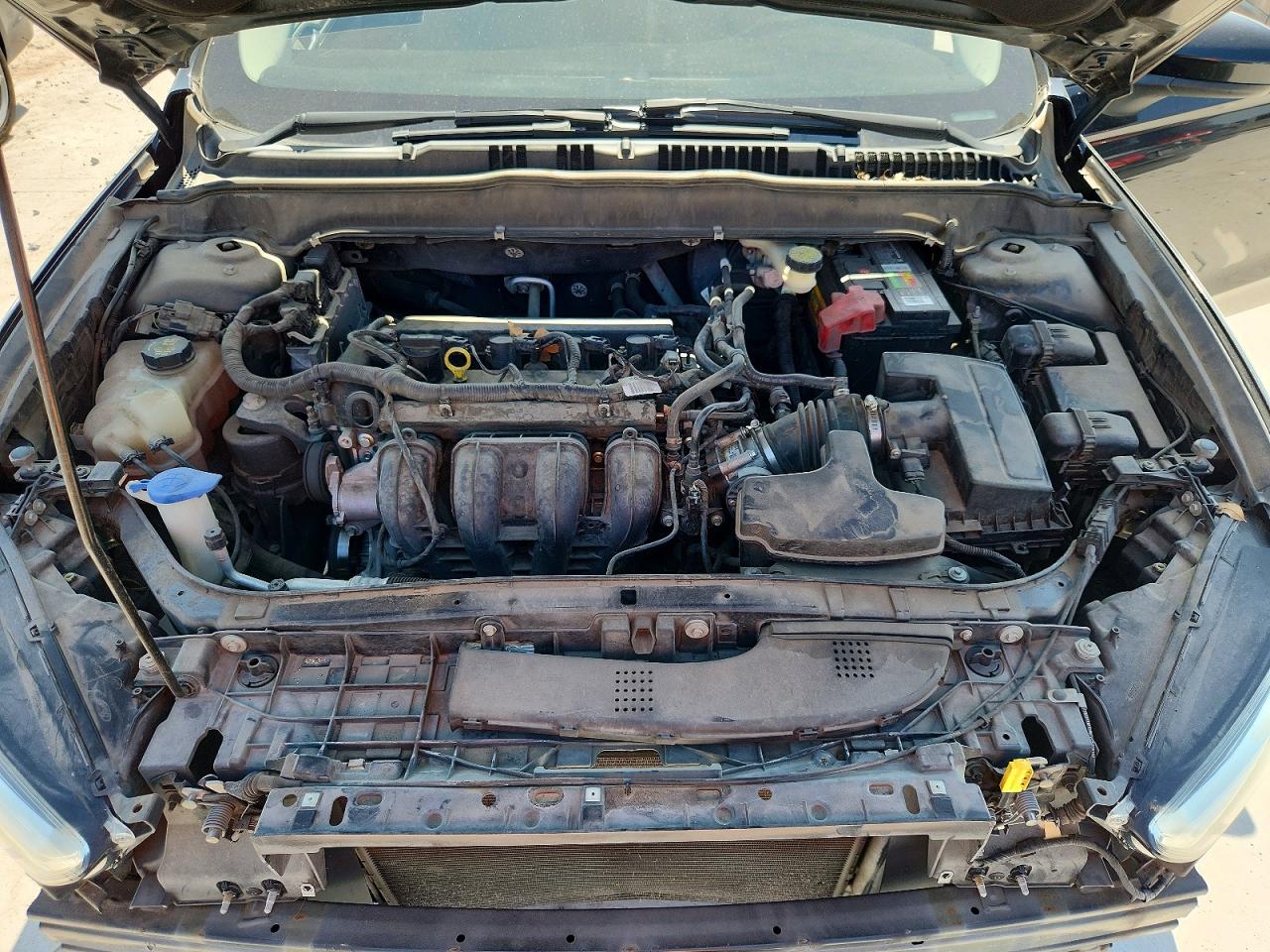 2014 Ford Fusion S Черный vin: 1FA6P0G77E5386618