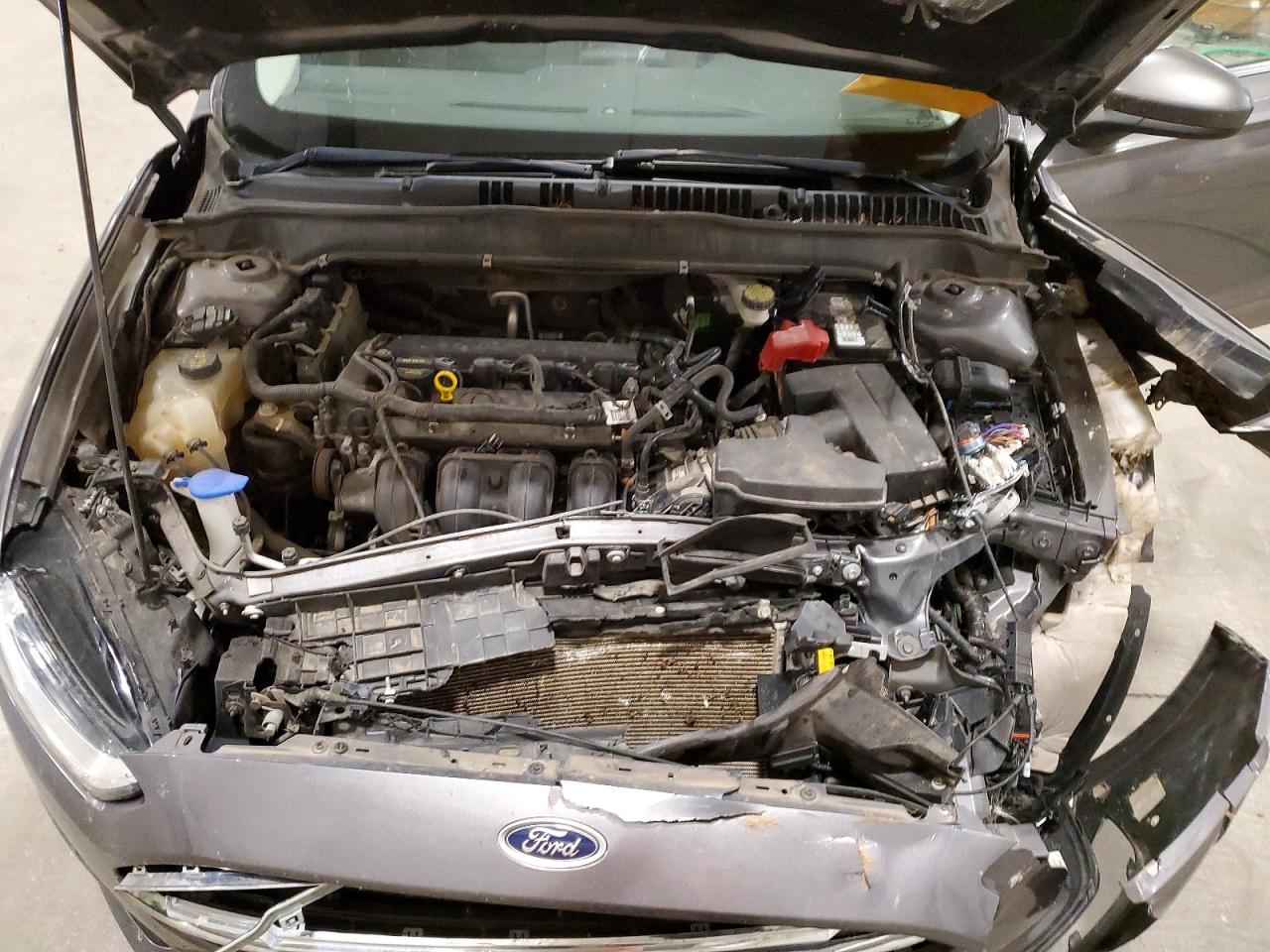 2014 Ford Fusion S Gray vin: 1FA6P0G77E5406995