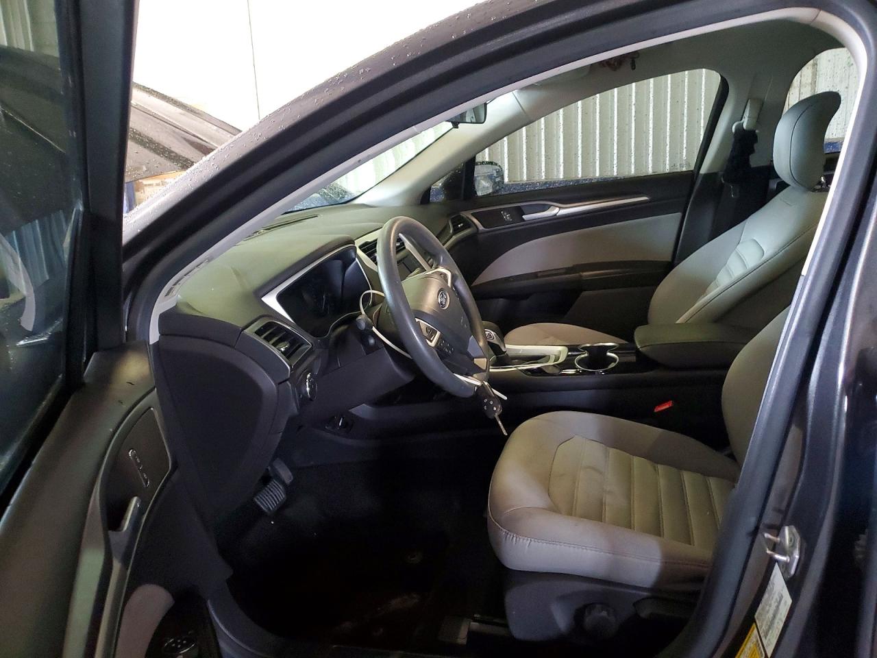 2015 Ford Fusion S Gray vin: 1FA6P0G77F5101255