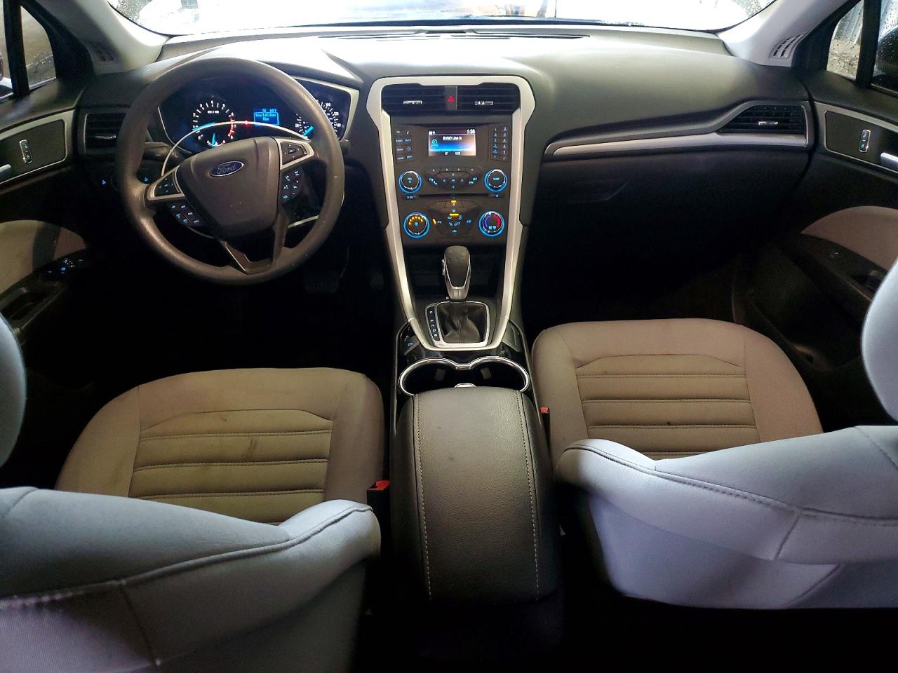 2015 Ford Fusion S Gray vin: 1FA6P0G77F5101255