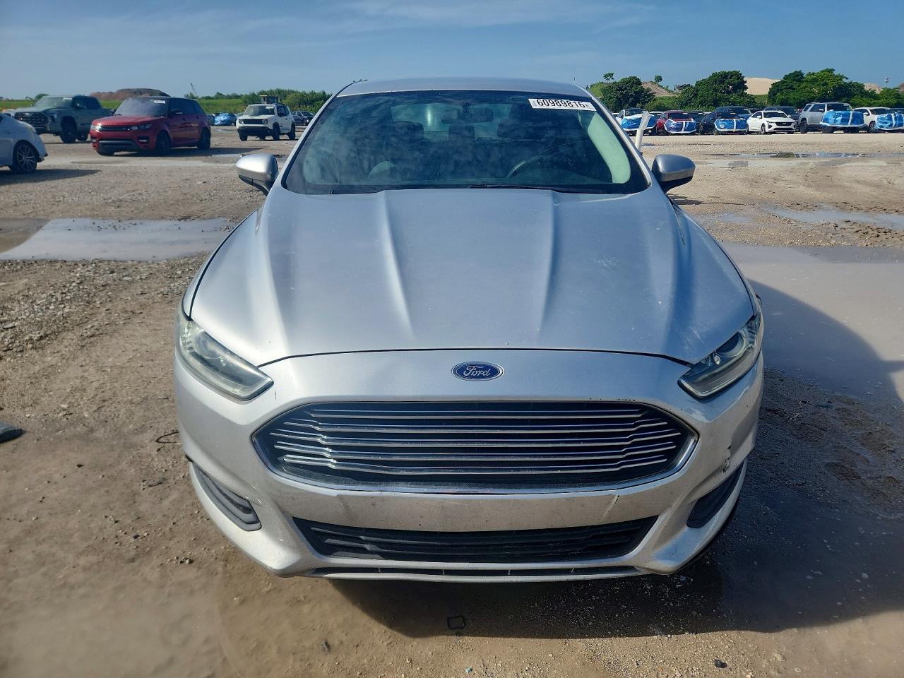 2014 Ford Fusion S Silver vin: 1FA6P0G78E5355457
