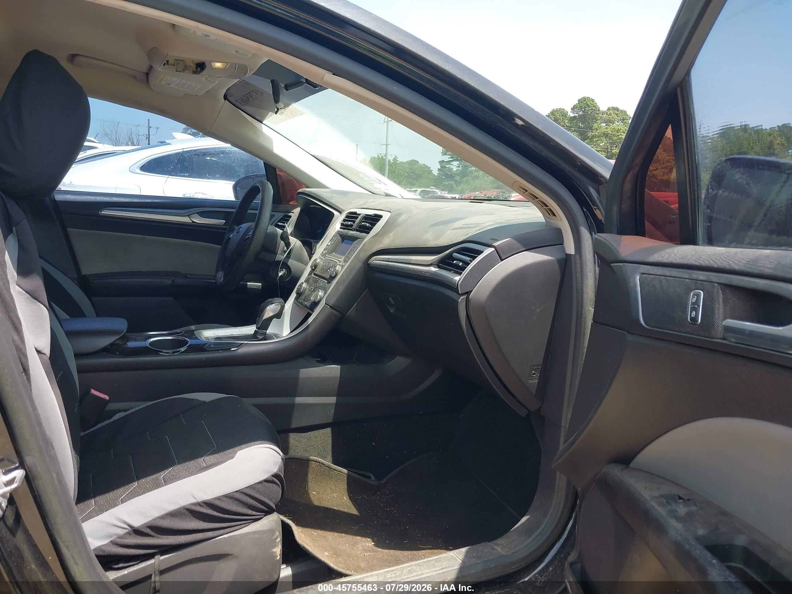 2014 Ford Fusion S Черный vin: 1FA6P0G79E5353099