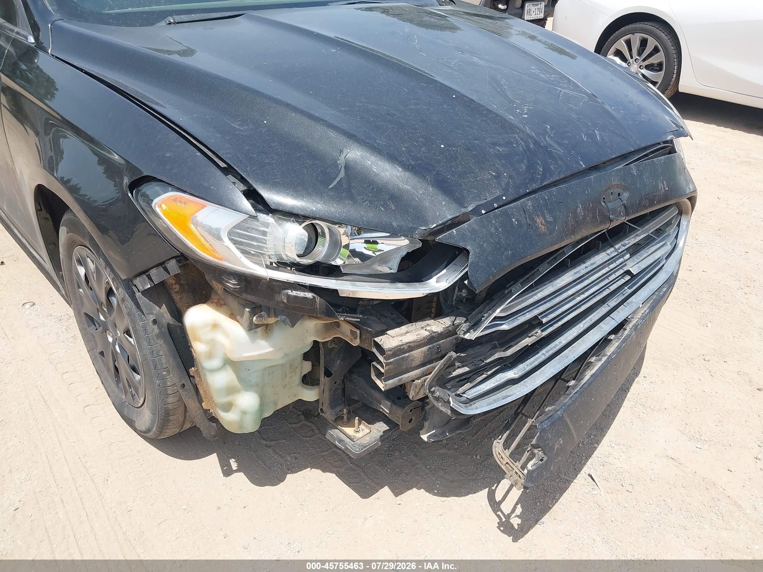 2014 Ford Fusion S Черный vin: 1FA6P0G79E5353099