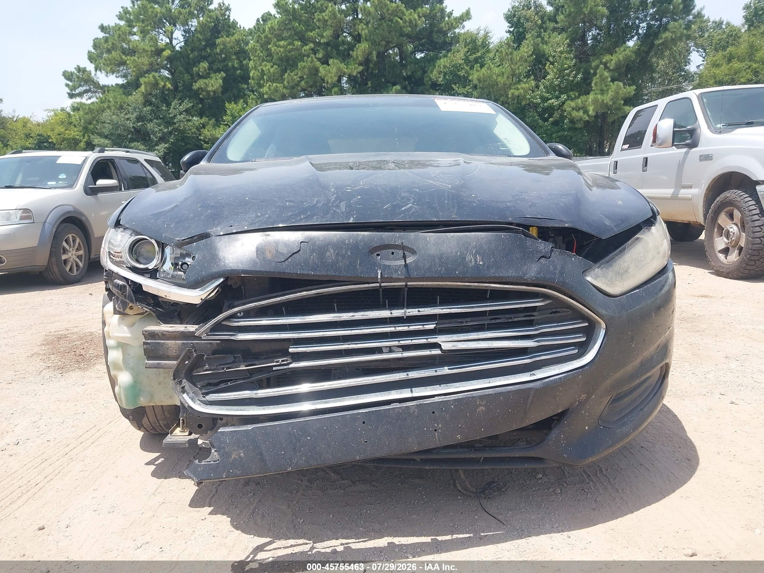 2014 Ford Fusion S Черный vin: 1FA6P0G79E5353099