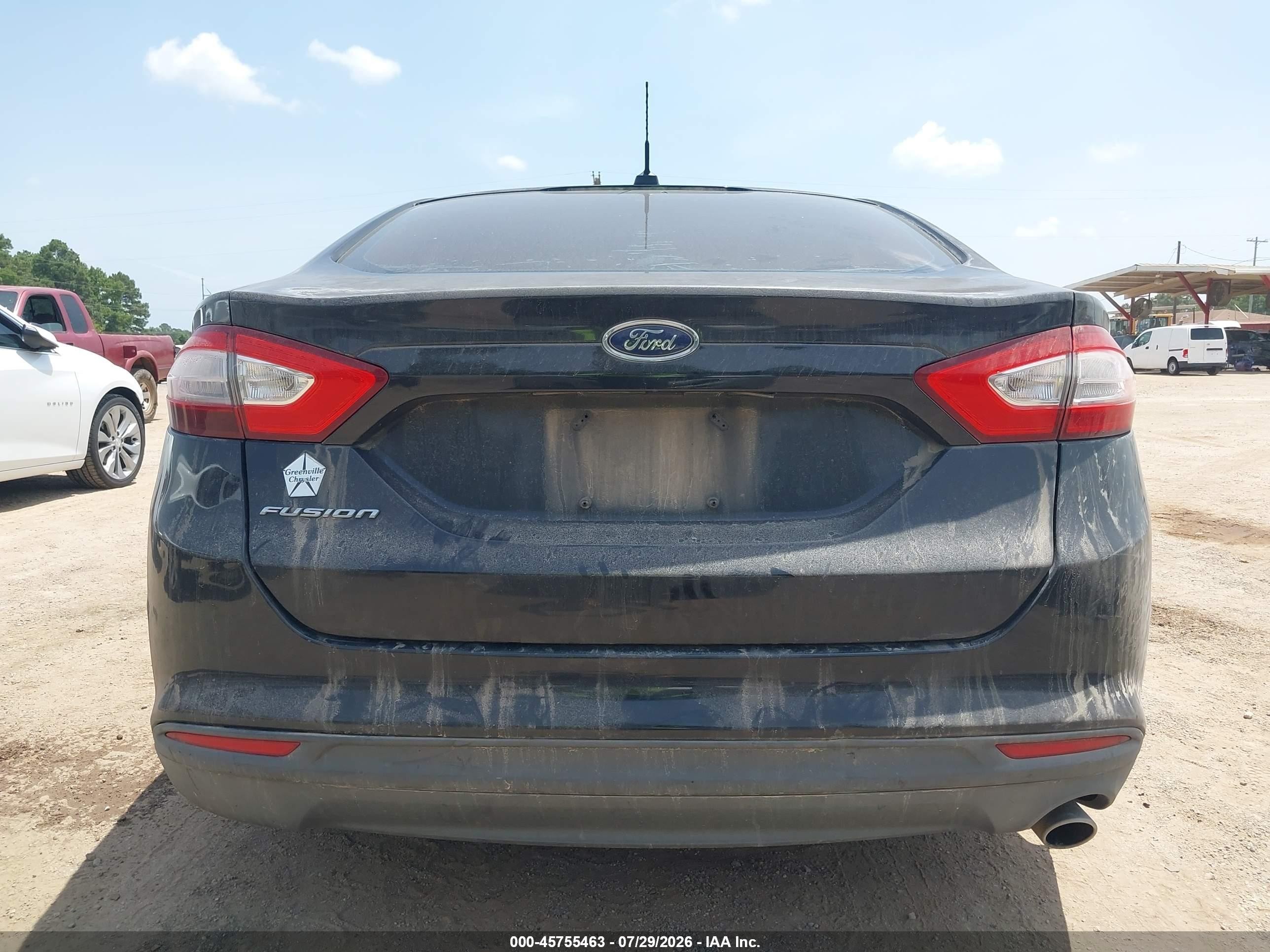 2014 Ford Fusion S Черный vin: 1FA6P0G79E5353099