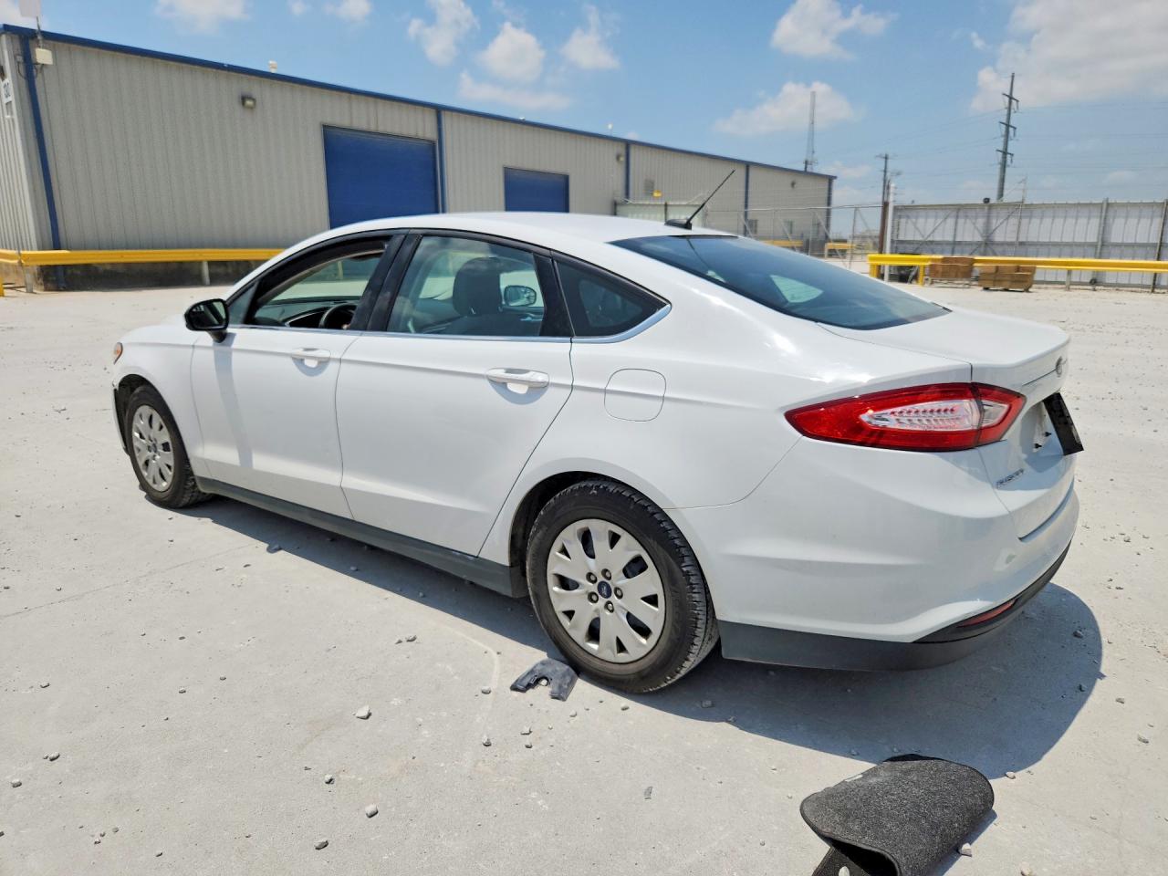 2014 Ford Fusion White vin: 1FA6P0G79E5356312