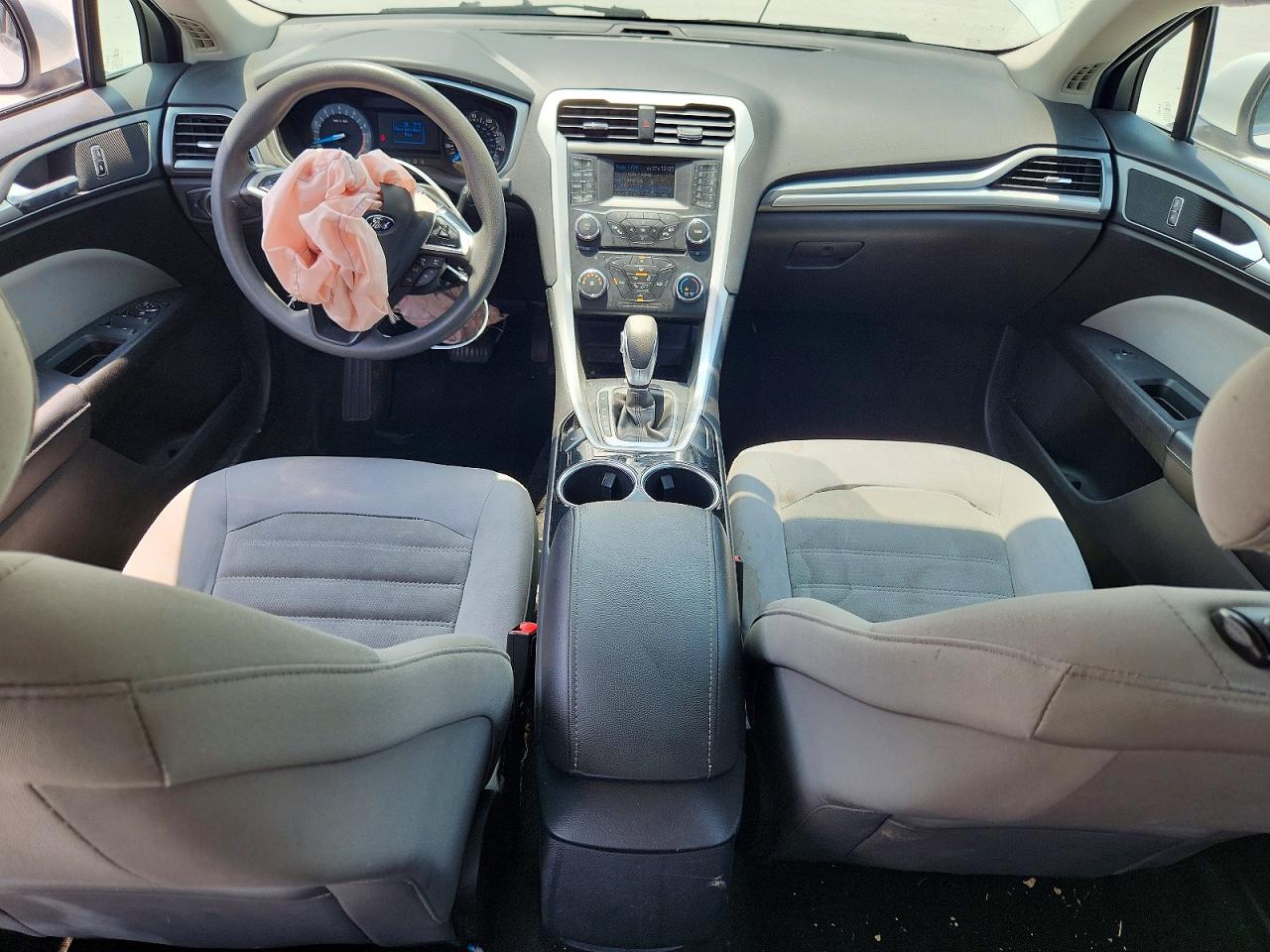 2014 Ford Fusion White vin: 1FA6P0G79E5356312