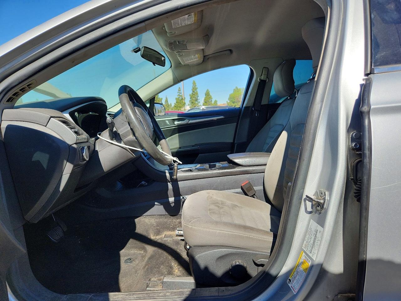 2014 Ford Fusion S Silver vin: 1FA6P0G79E5372641