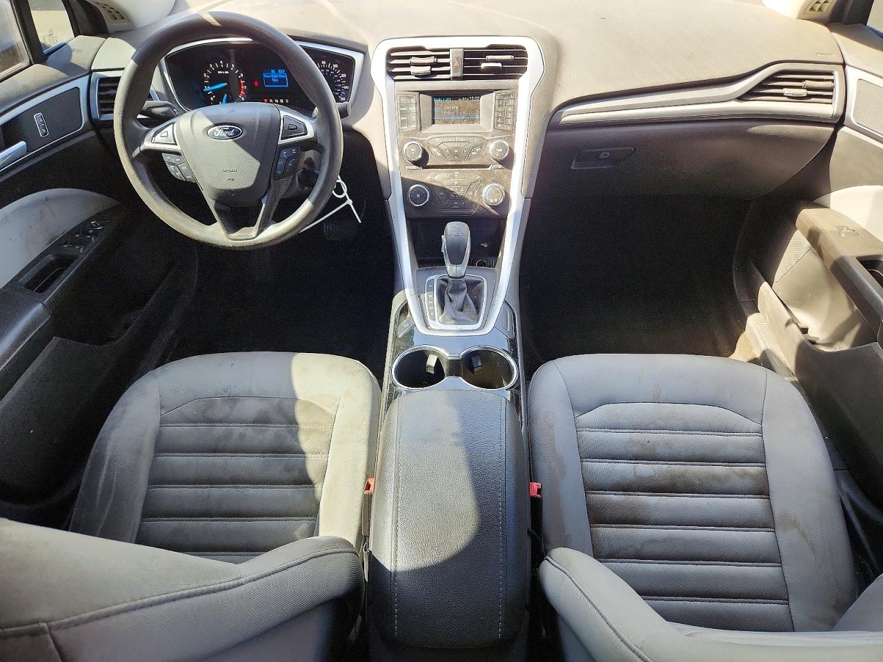 2014 Ford Fusion S Silver vin: 1FA6P0G79E5372641
