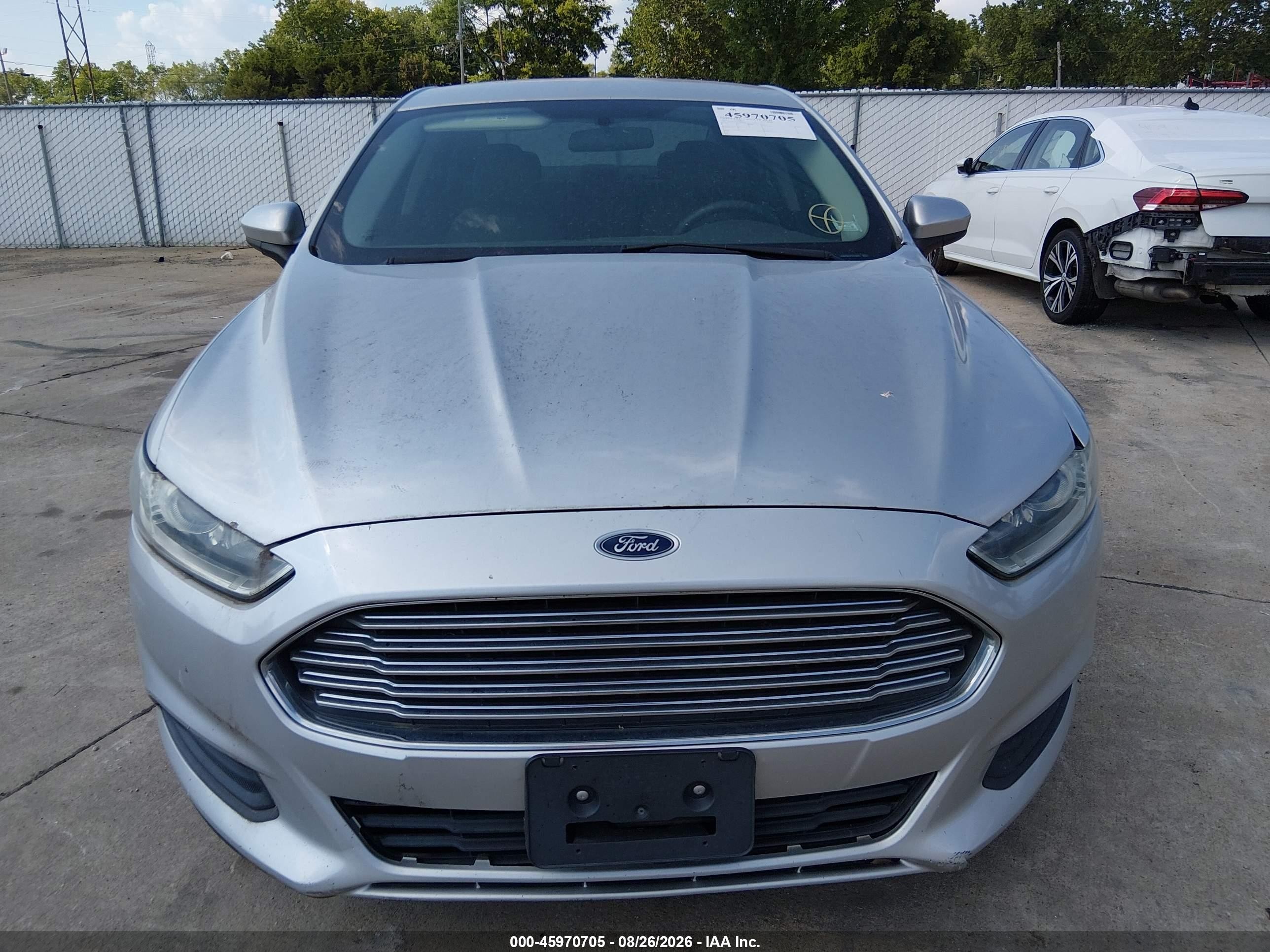 2015 Ford Fusion S Gray vin: 1FA6P0G79F5113343