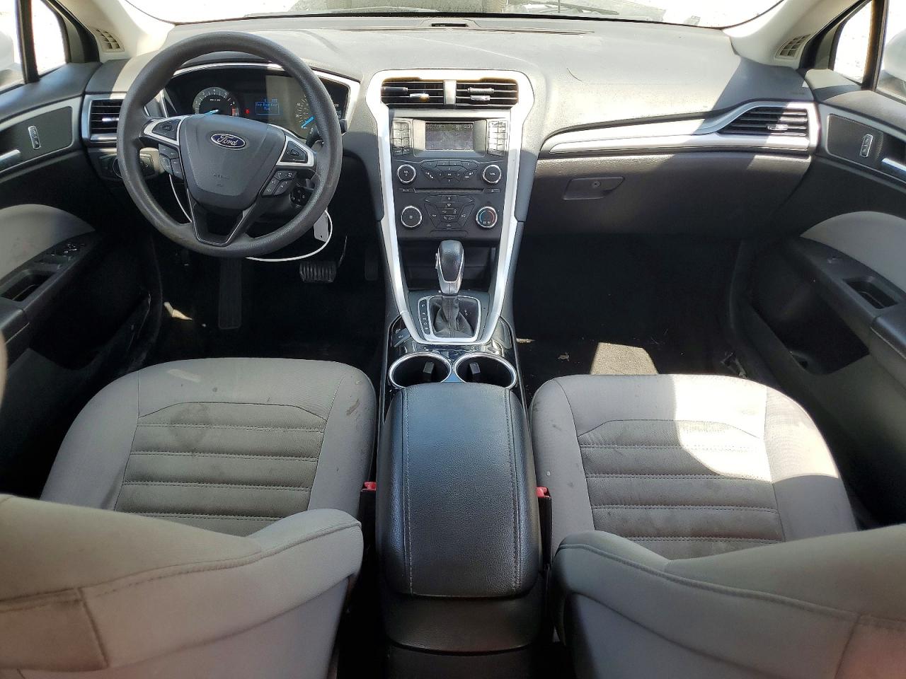 2014 Ford Fusion S Silver vin: 1FA6P0G7XE5356013