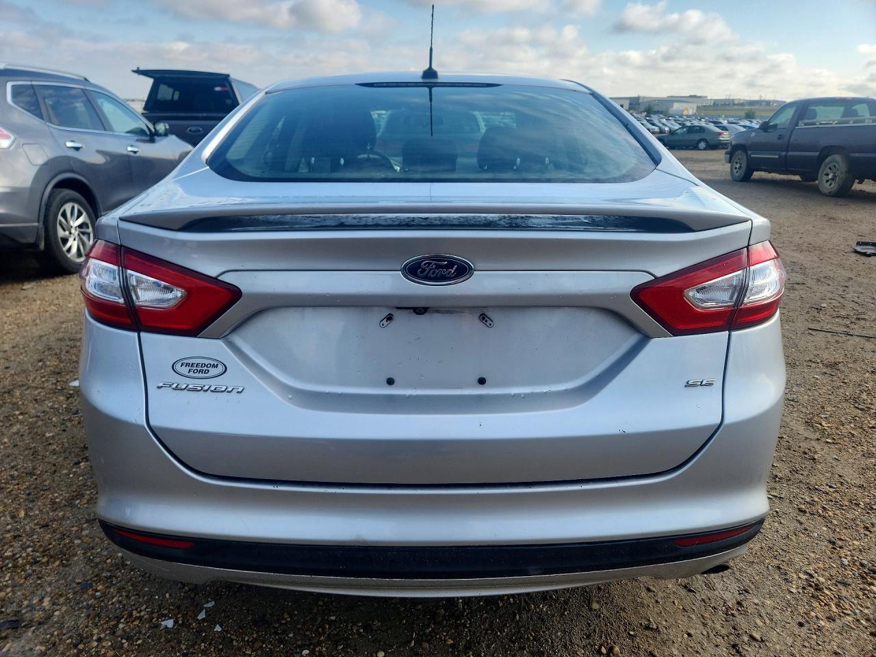 2014 Ford Fusion Se Silver vin: 1FA6P0H70E5379640