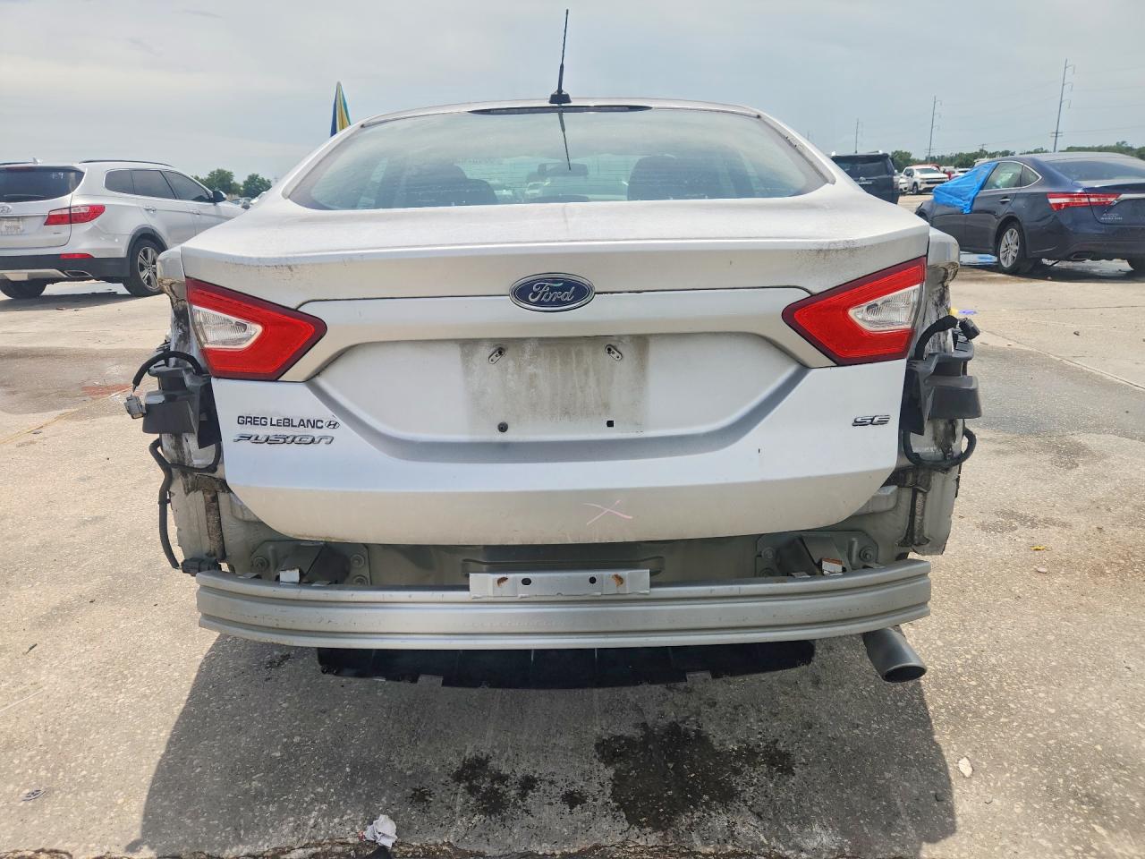 2014 Ford Fusion Se Silver vin: 1FA6P0H70E5389066